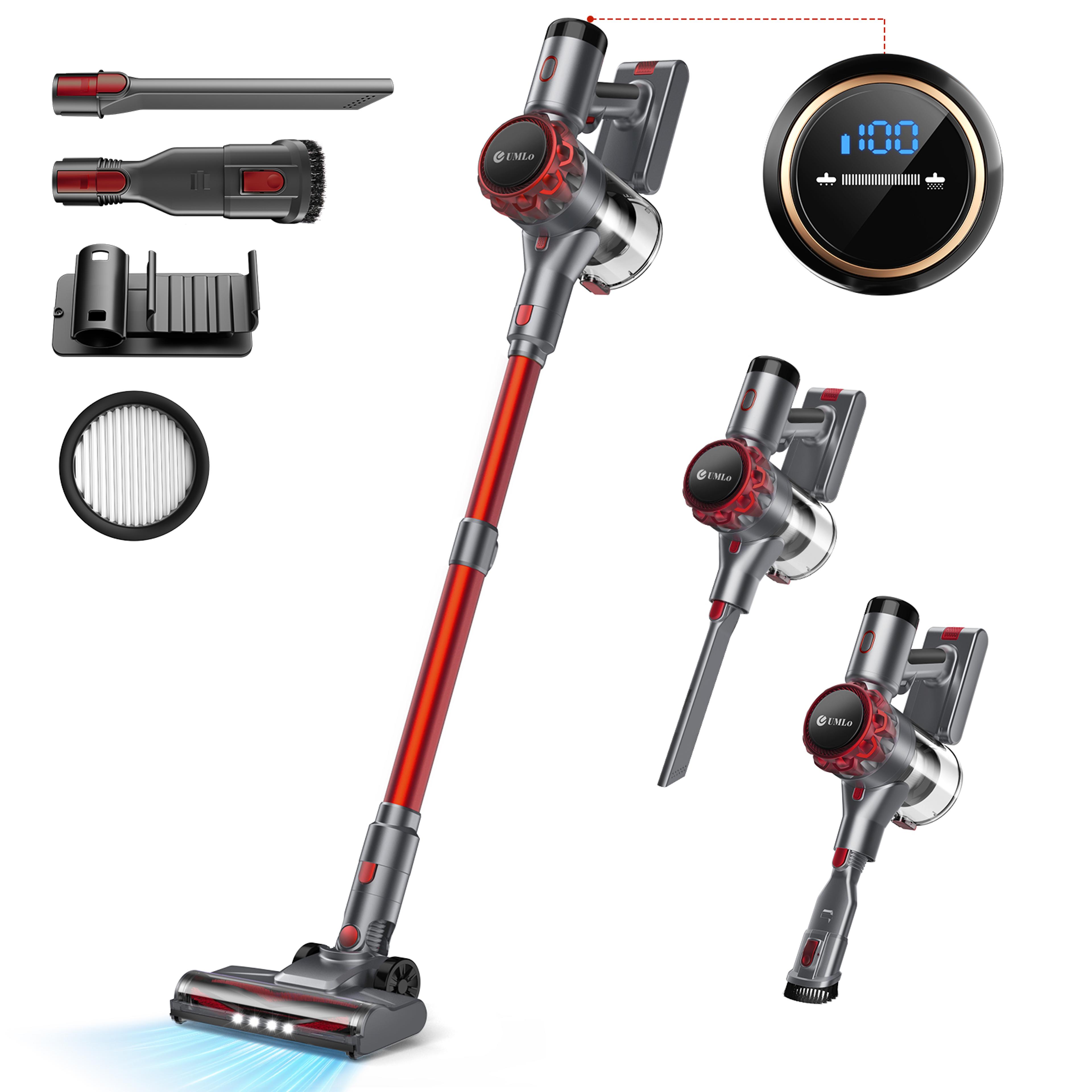 Cordless Vacuum Cleaner Power 55Mins Running Time Wireless Vacuum With Touchscreen For Pet Hair 1