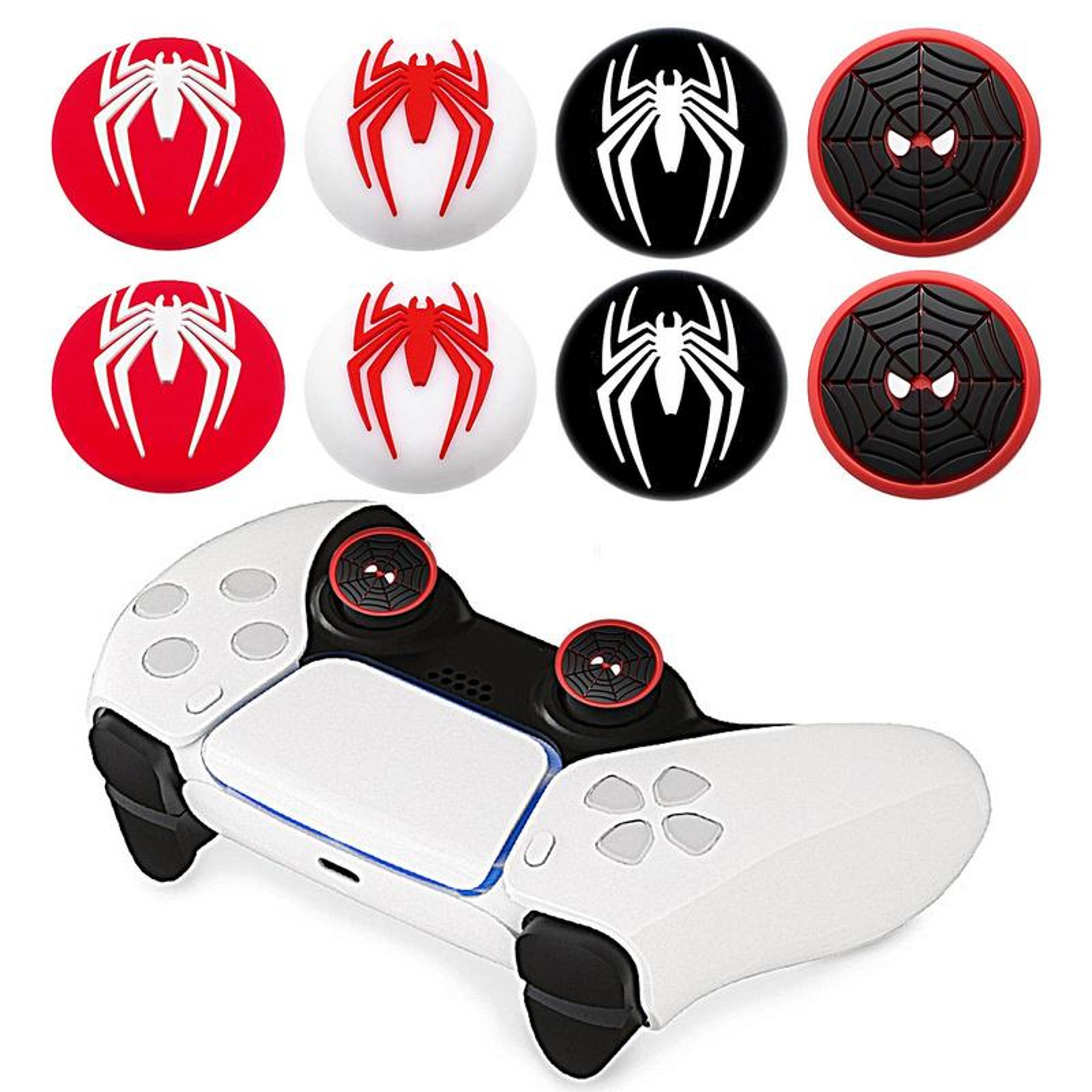 silicone joystick cap, anti-slip gaming controller grip for playstation 5, xbox, ps5 accessories
