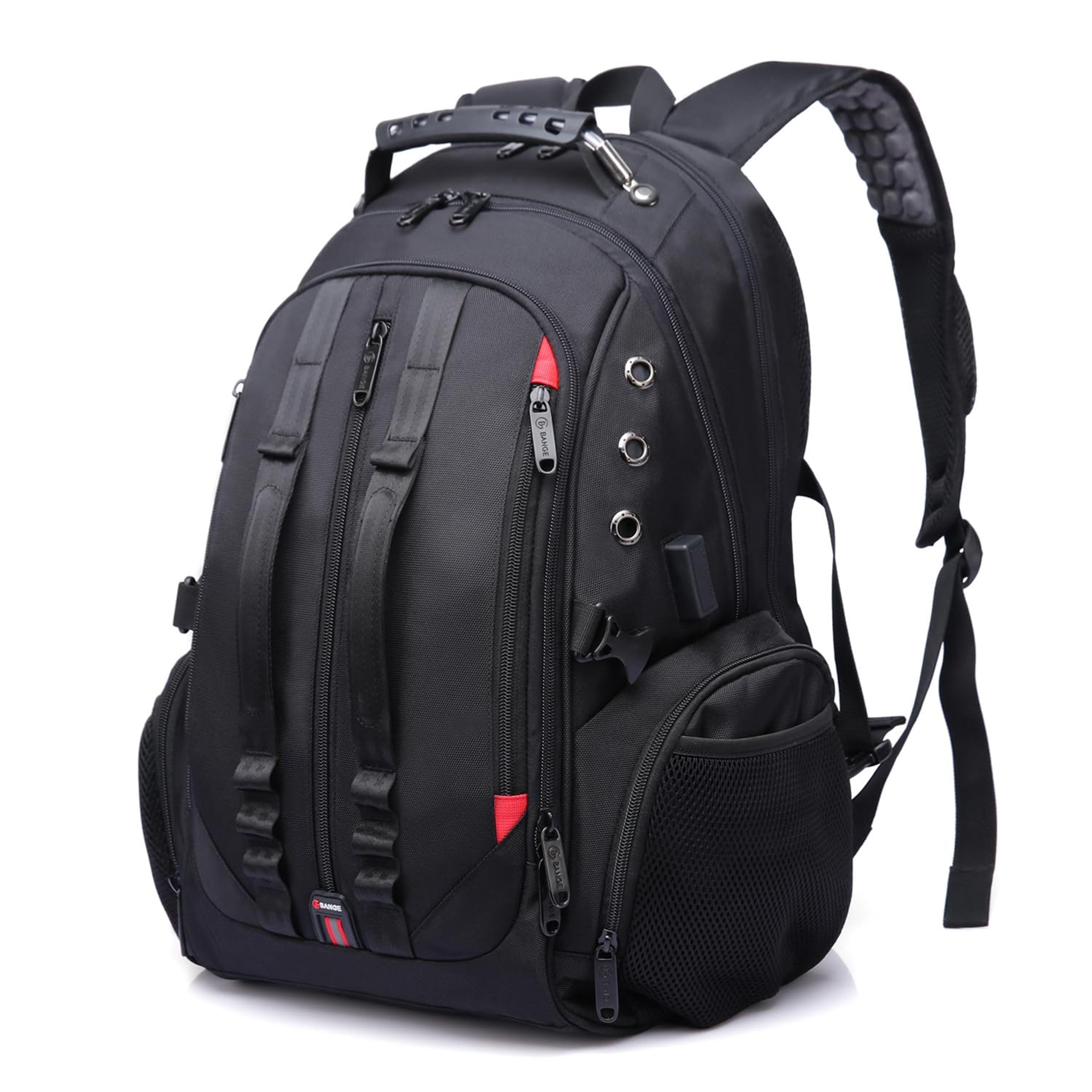durable travel backpack, large multi-function laptop backpack, school bag for teenagers with usb recharging part