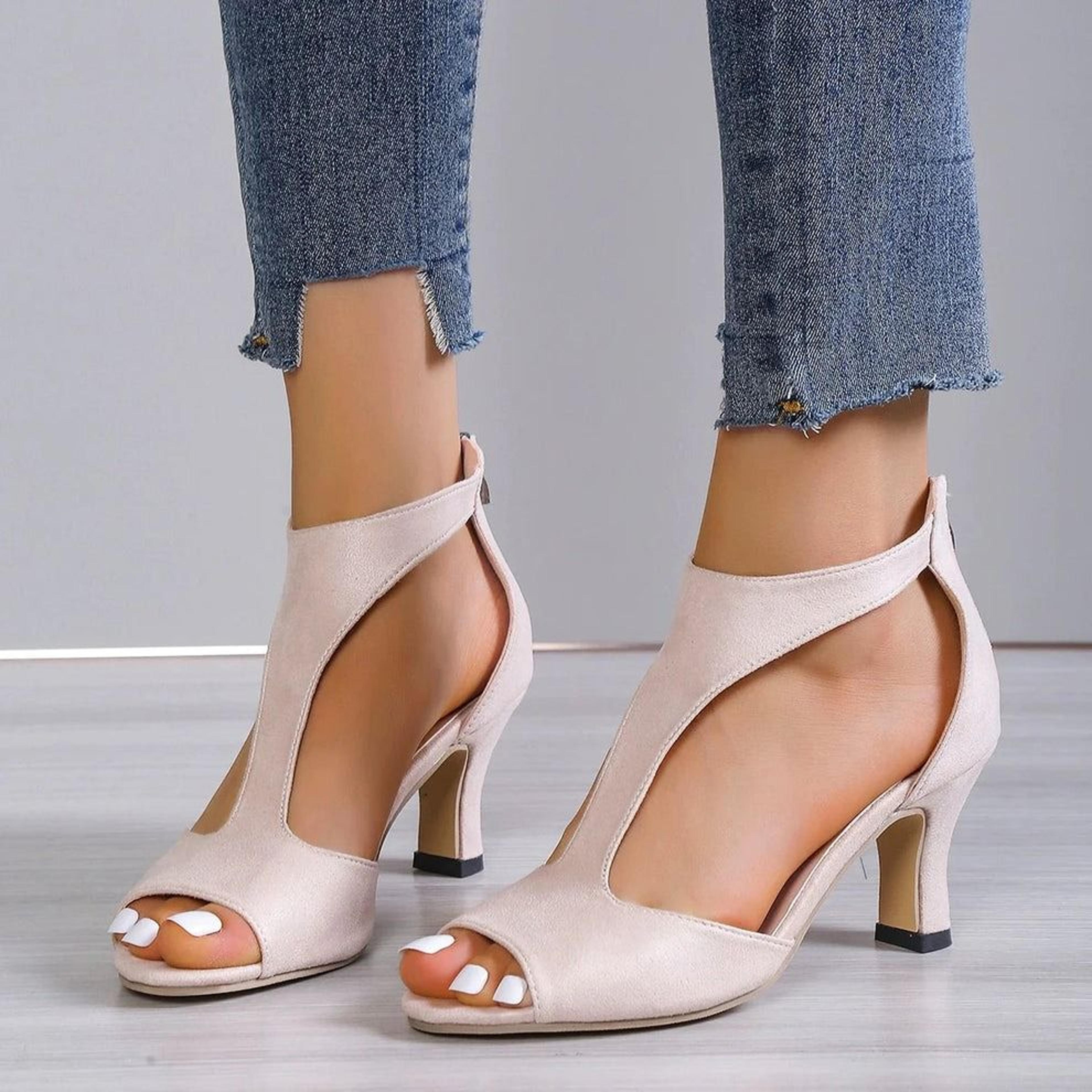 orthopedic high heels, comfortable platform sandals for women