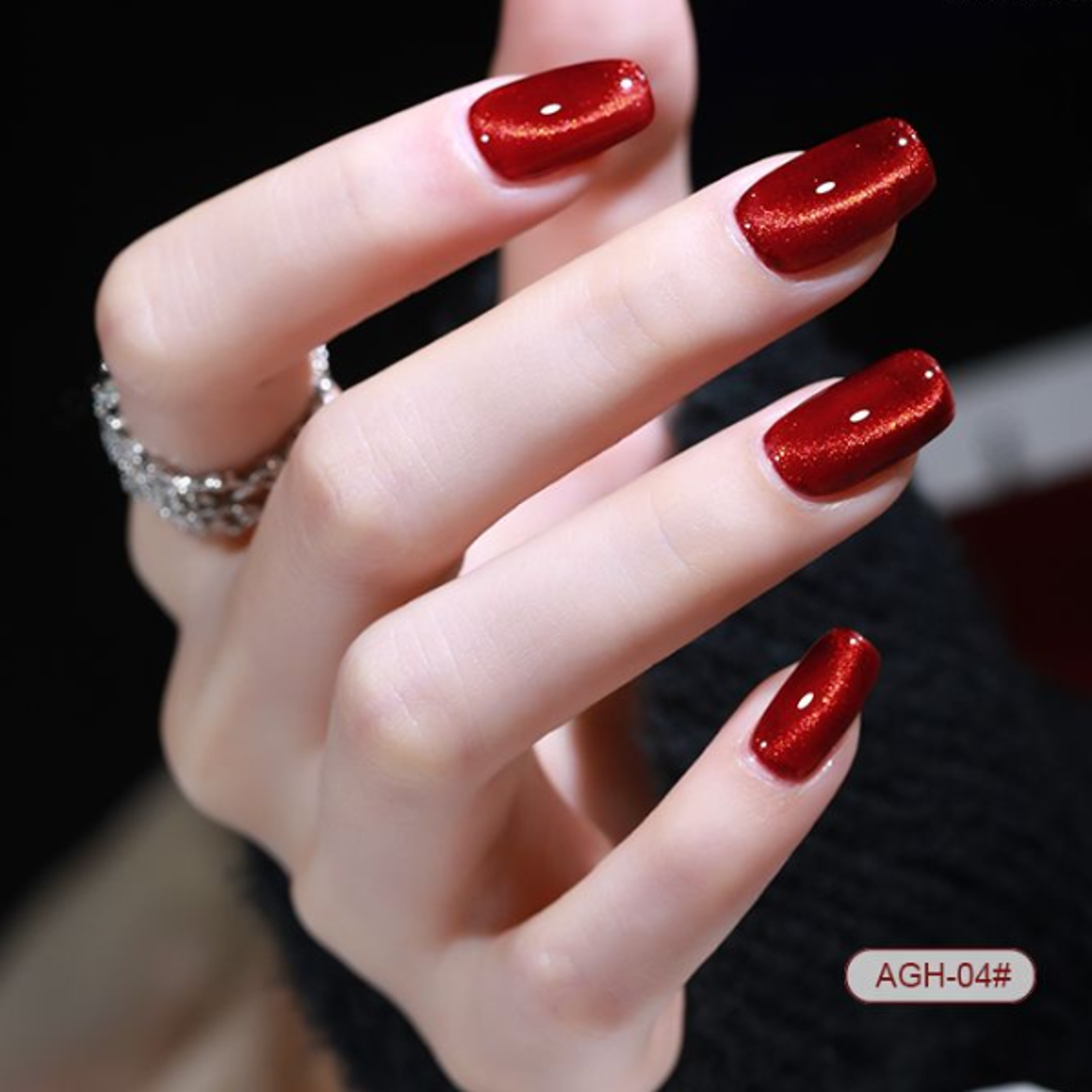 red cat eye gel nail polish magnetic uv led nail varnish