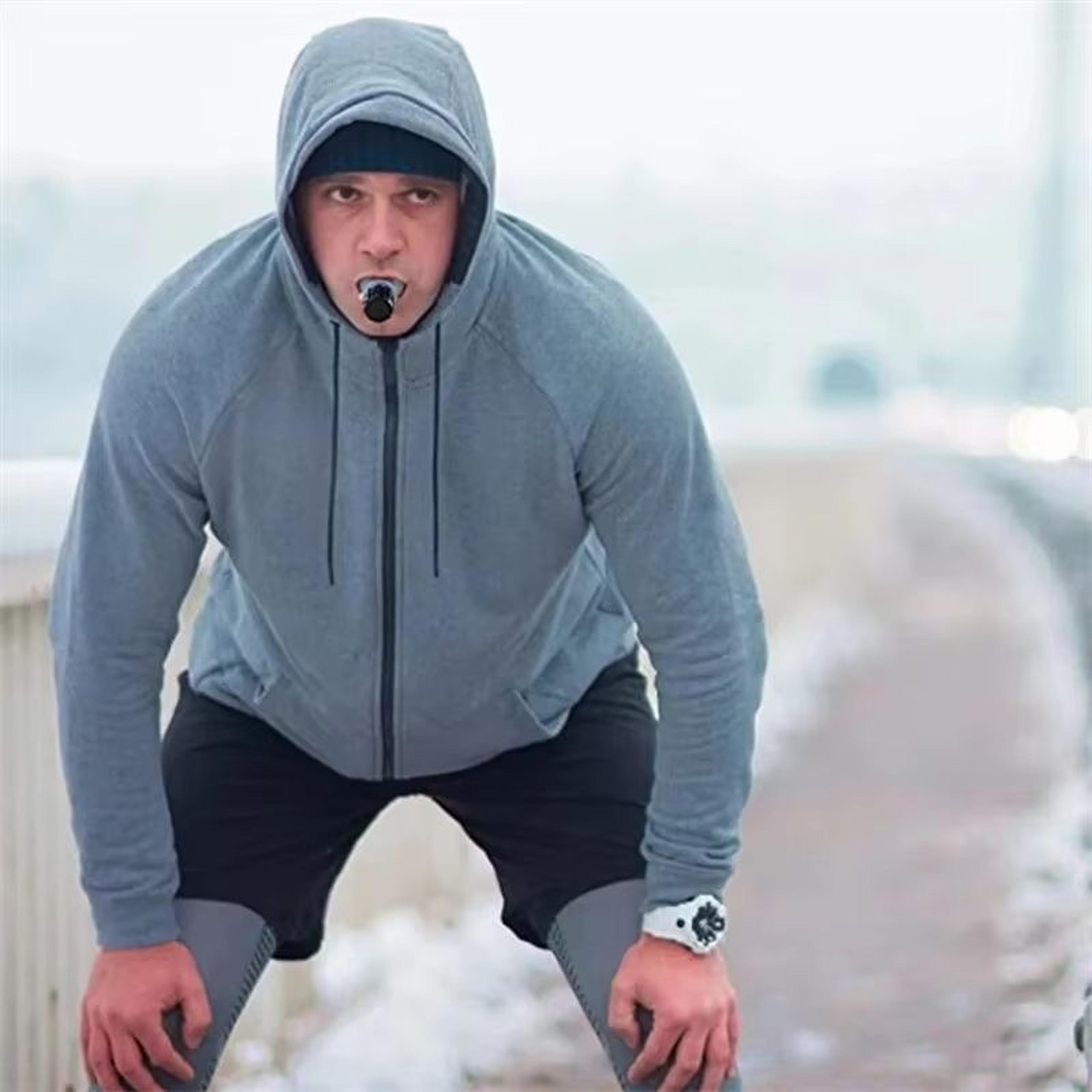 breathing trainer for lung strength portable workout device with adjustable resistance for fitness & recovery