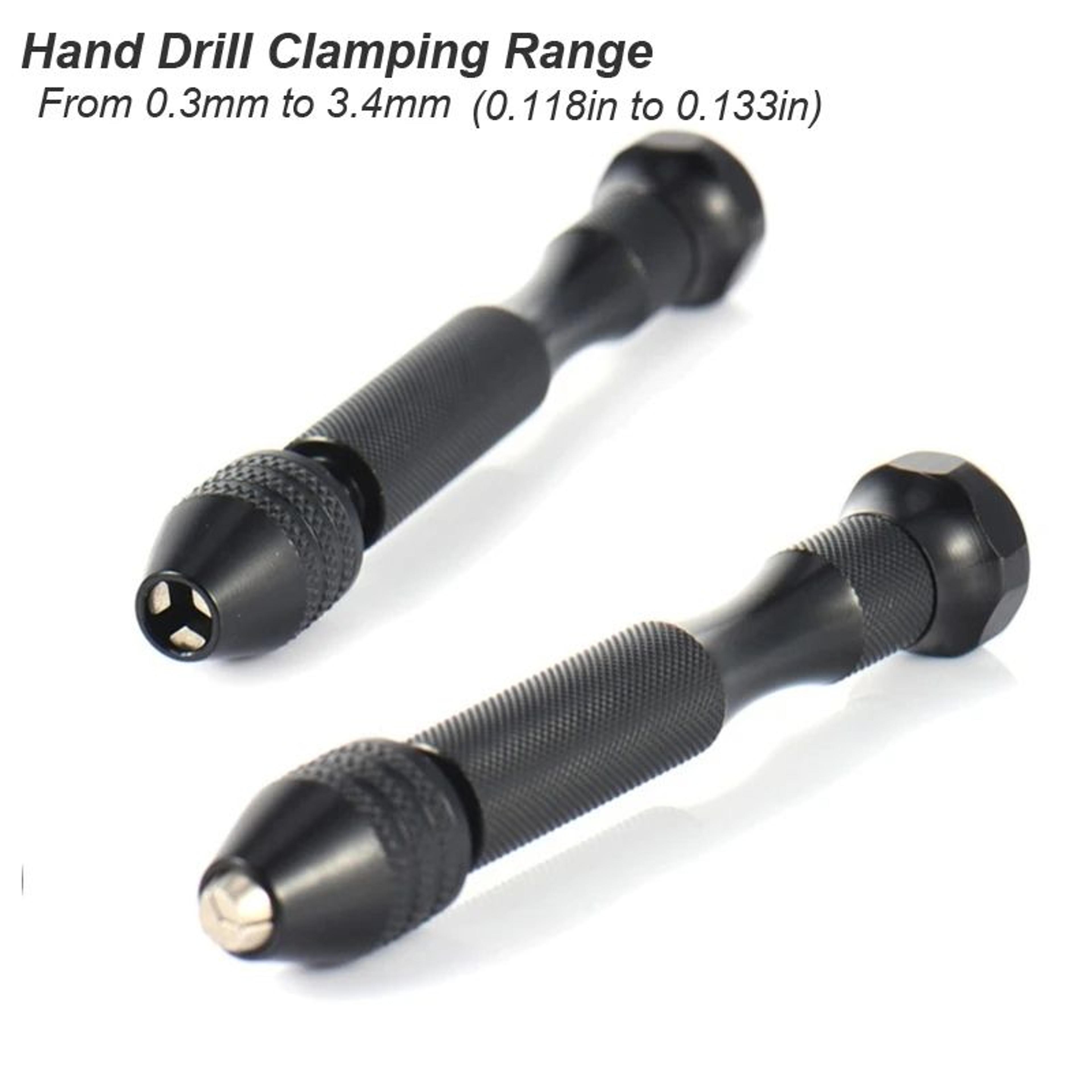 Precision Micro Mini Pin Vise Hand Drill Twist Bit Set Rotary Tool Kit For PCB Plastic DIY Craft Ca 2