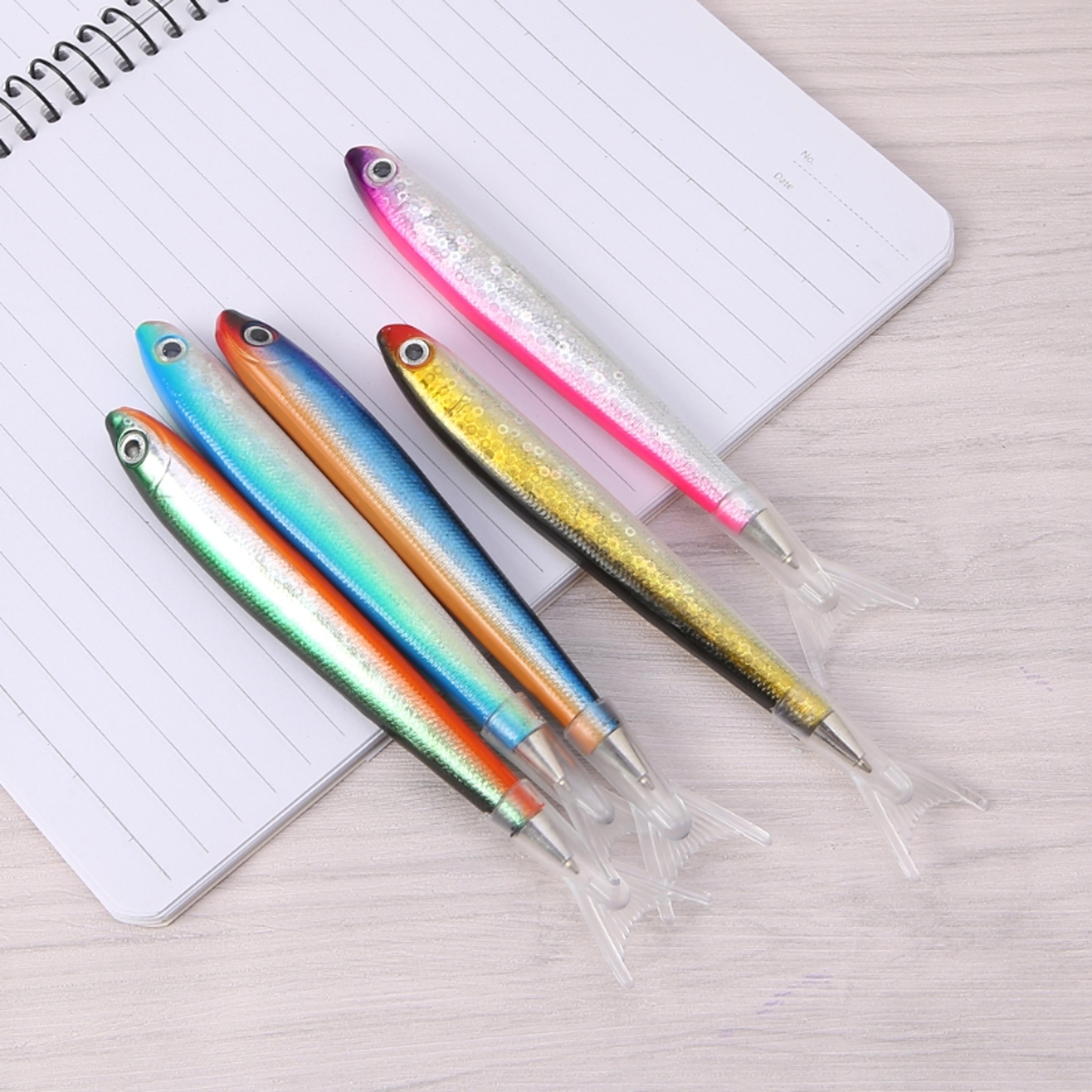 creative fish pen, unique ocean themed ballpoint pen, fun school office supply, novelty gift
