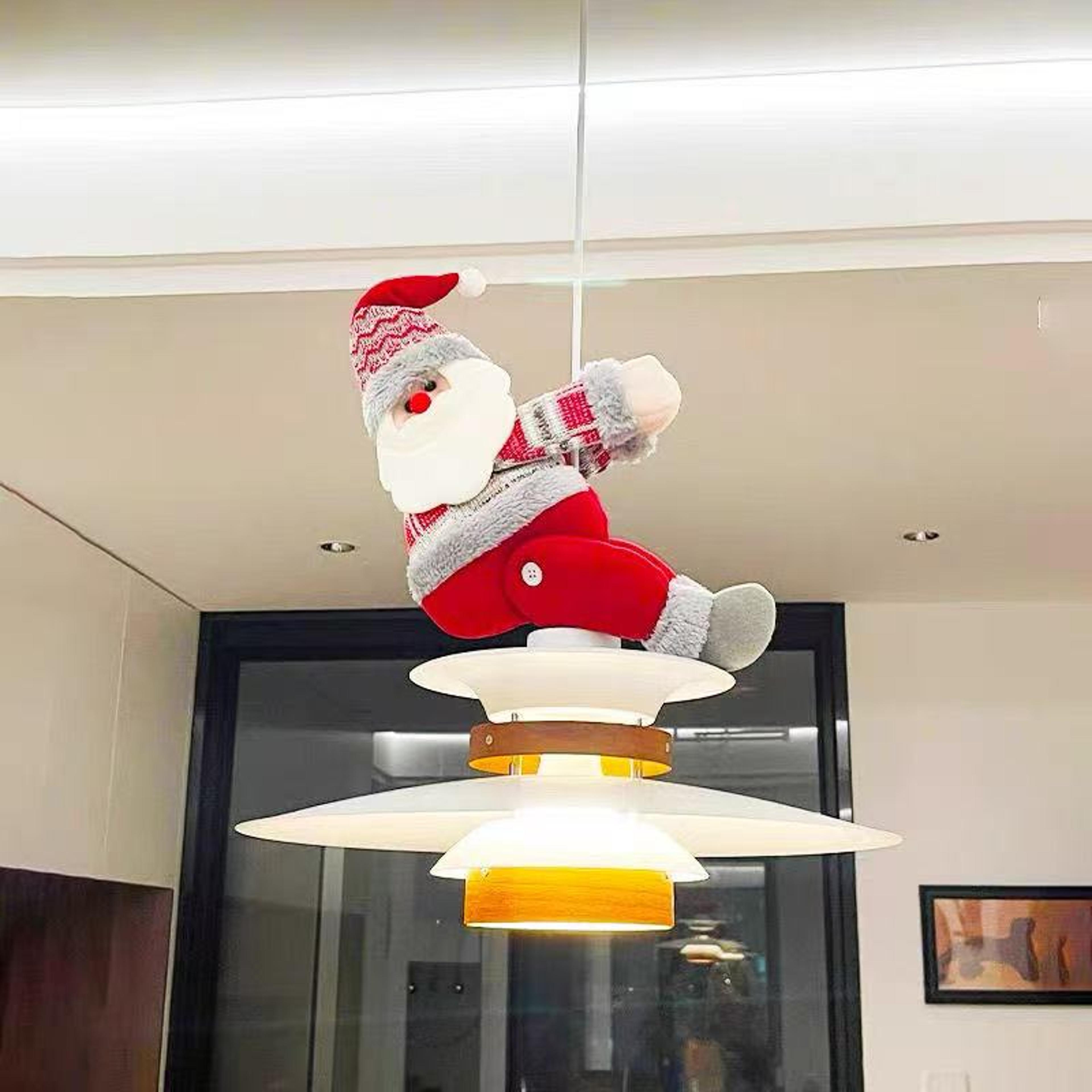 Santa Claus Ornaments Christmas Decorations Pendant Lights Window Decorations Curtain Decorations C 2