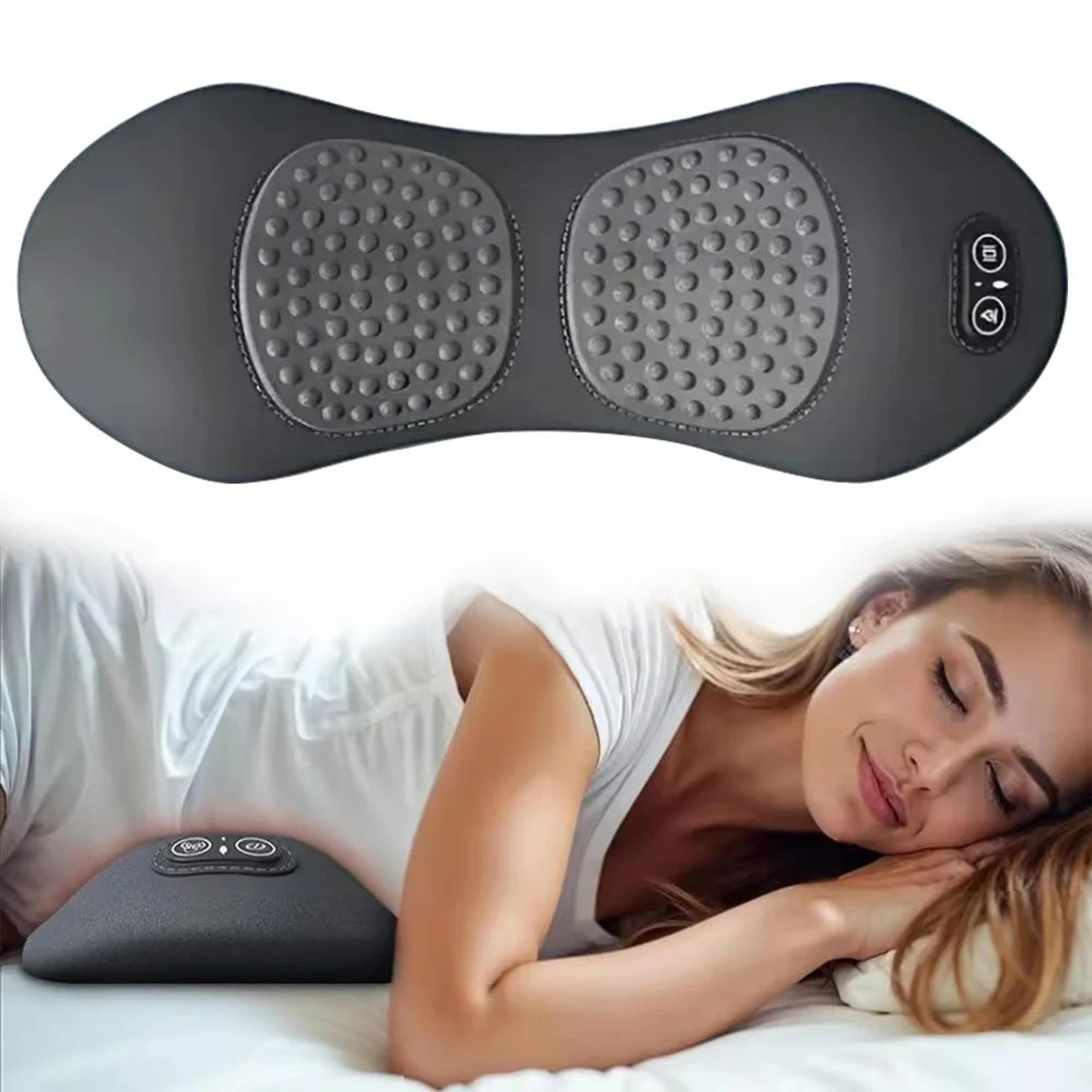 3-in-1 back massager with heat & traction – sciatica & pain relief at home