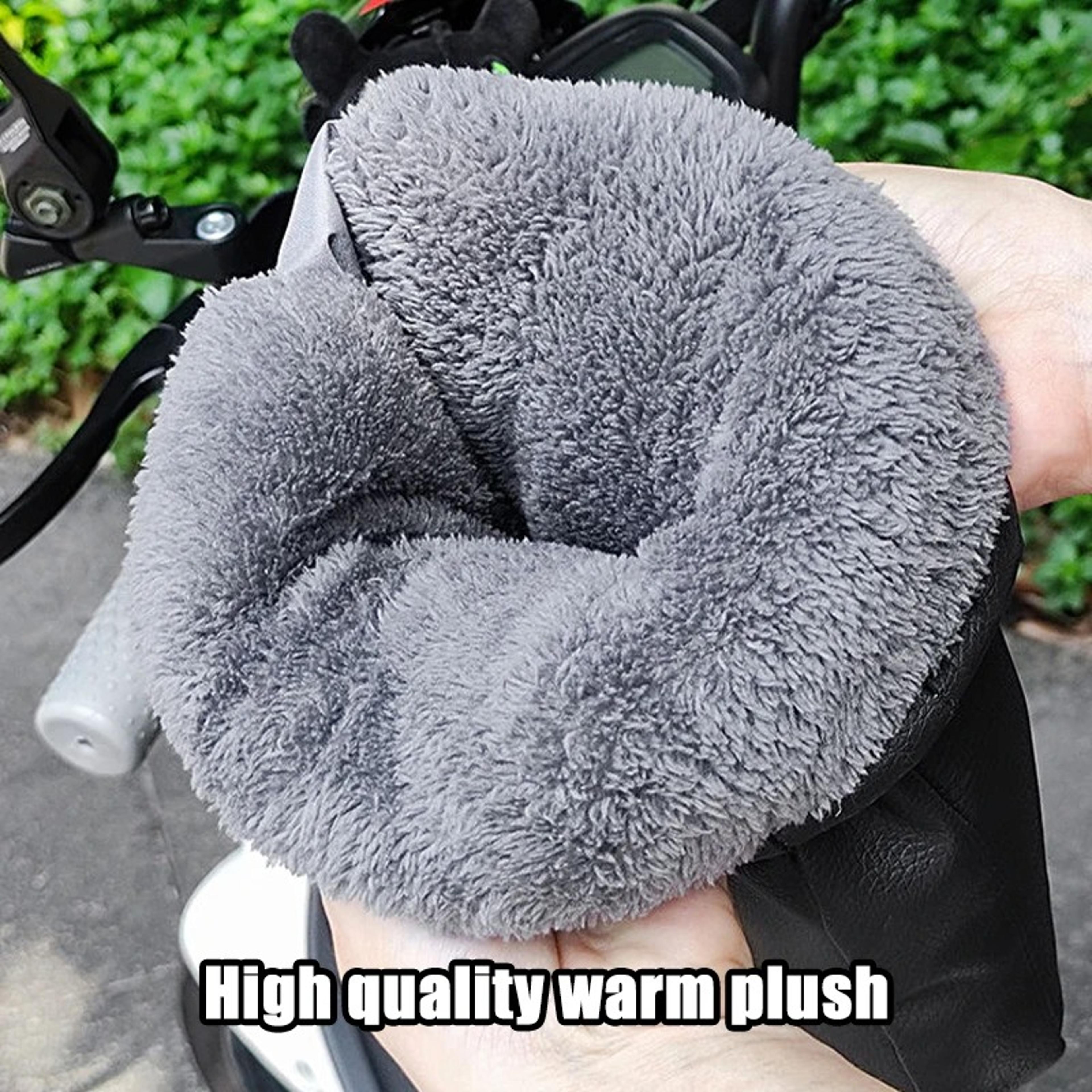 Waterproof Winter Handlebar Gloves Motorcycle Bike Hand Muffs For Cold Weather Warmers 2