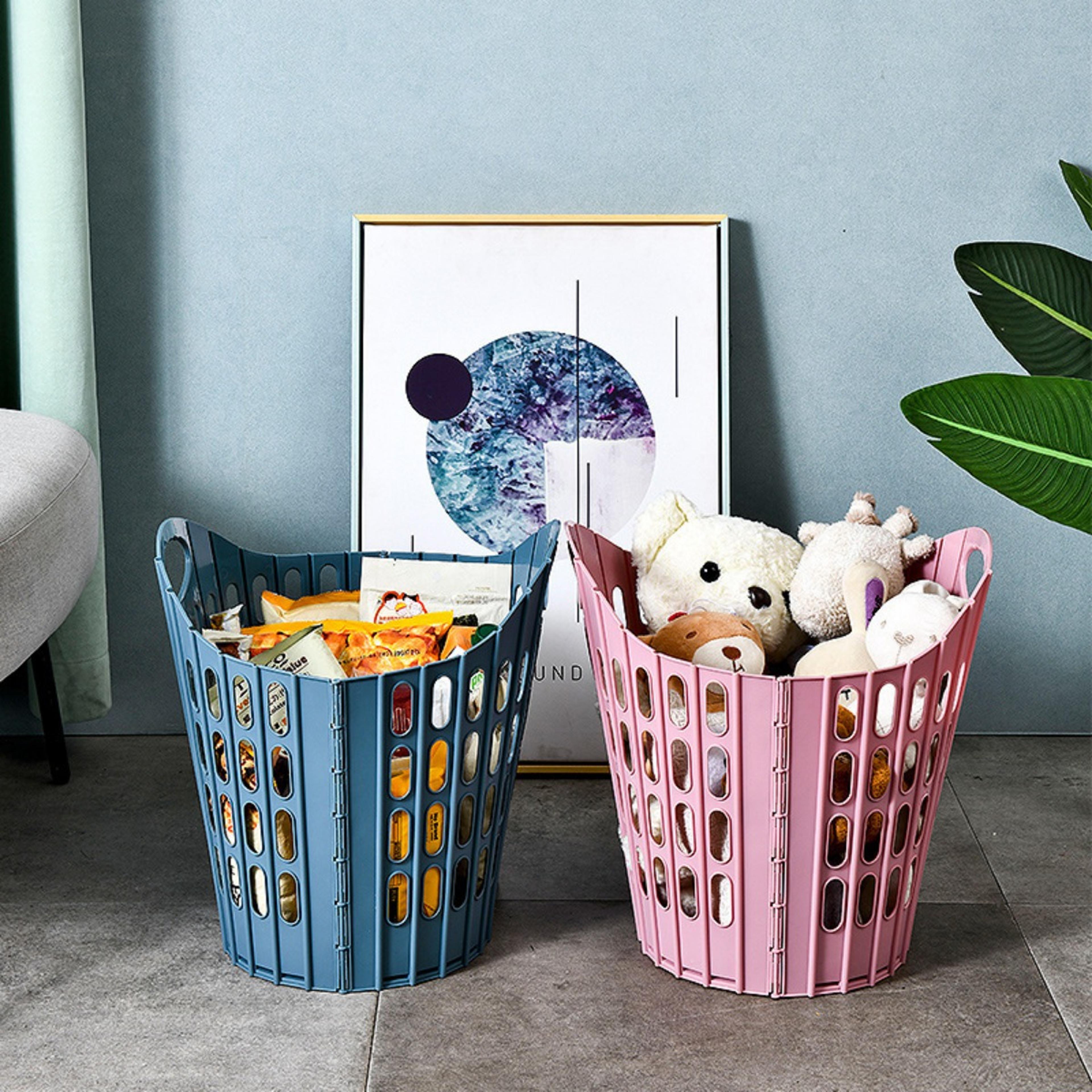 Highcapacity Portable Laundry Hamper Modern Foldable Dirty Clothes Organizer Durable Laundry Basket 3
