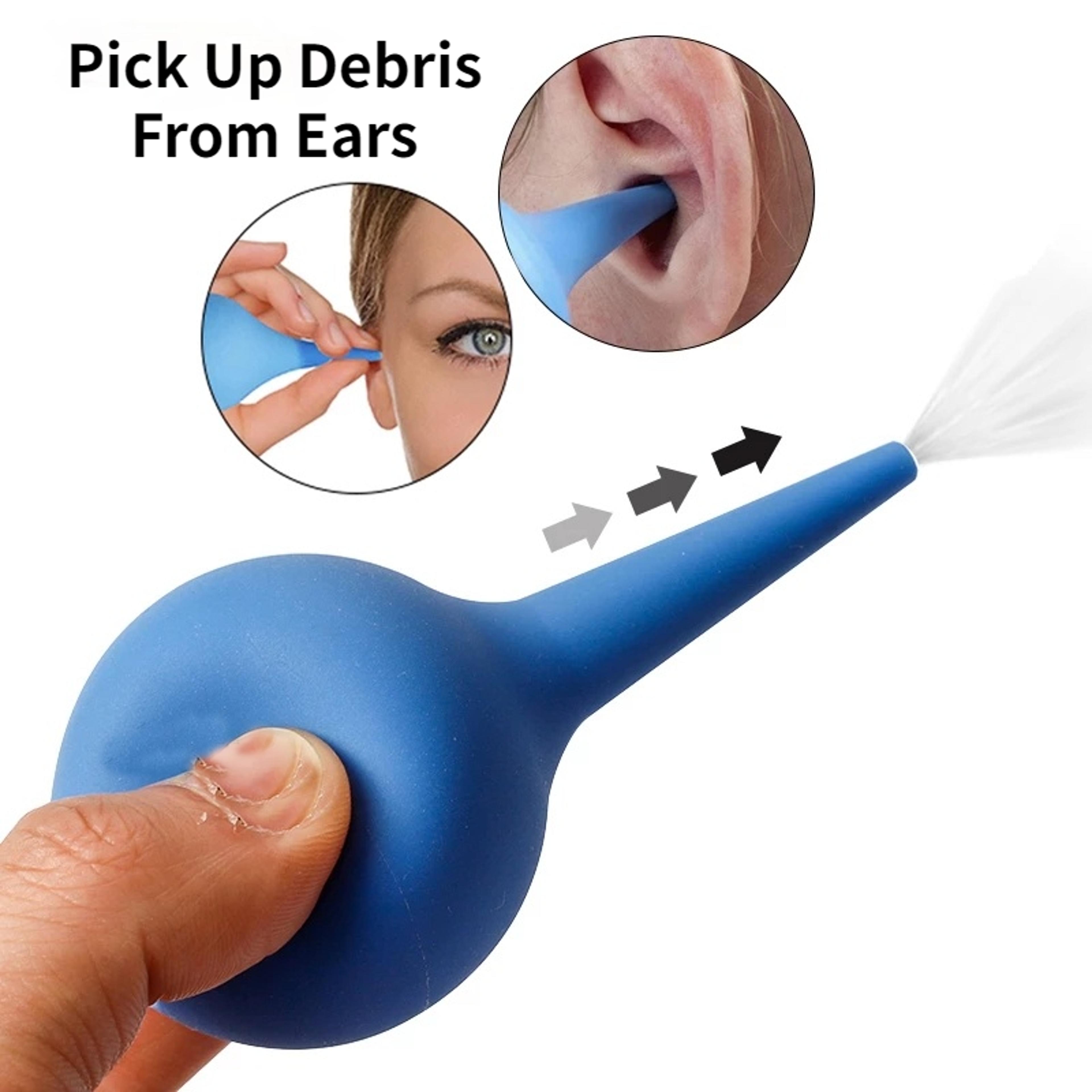 ear syringe bulb ear wax removal kit dust cleaner air blower pump for adult and kid