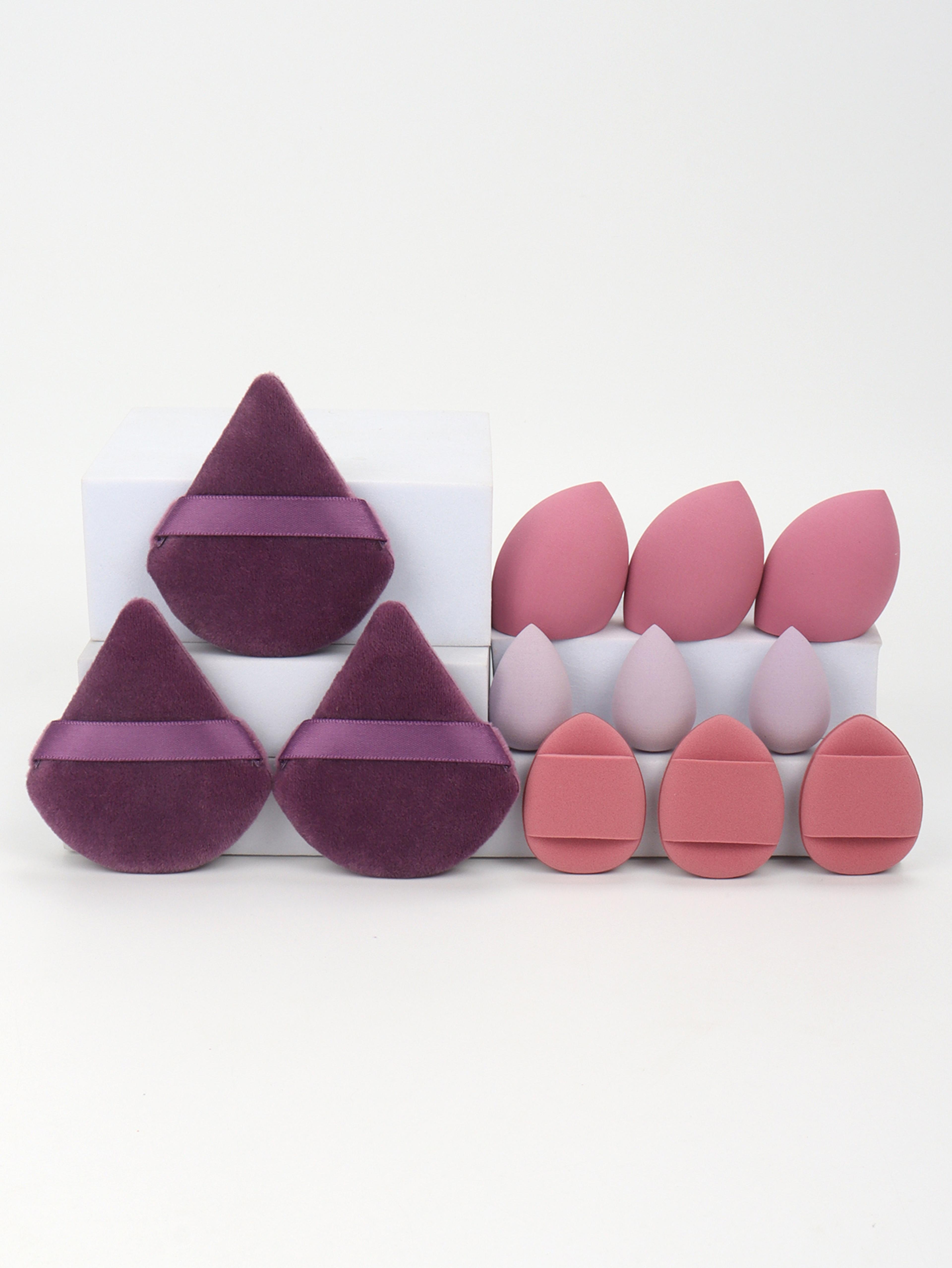Makeup Sponge Set For AllPurpose Use Including Loose Powder Puffs Mini Air Cushion Puffs Beauty Egg 4