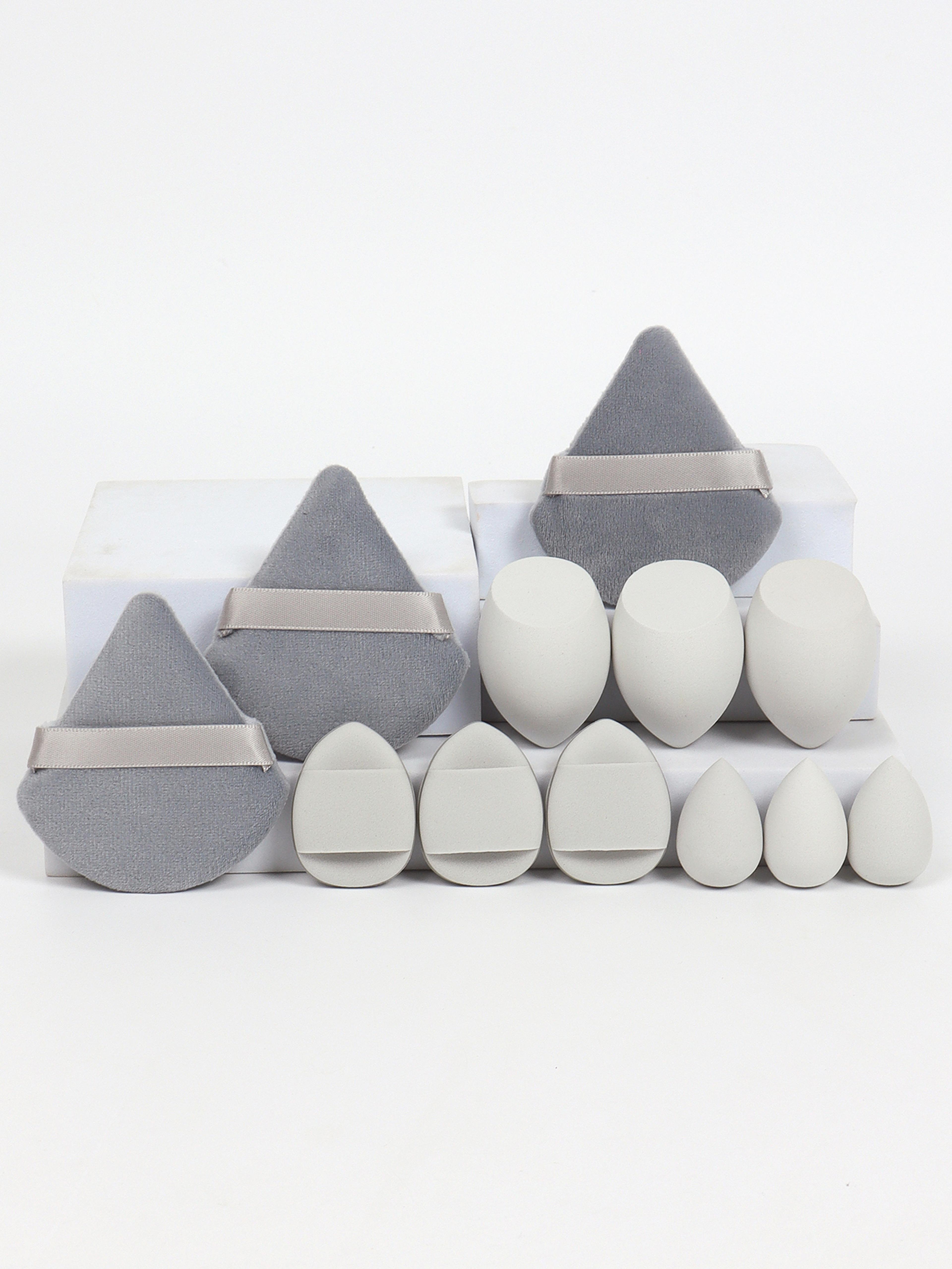 Makeup Sponge Set For AllPurpose Use Including Loose Powder Puffs Mini Air Cushion Puffs Beauty Egg 11