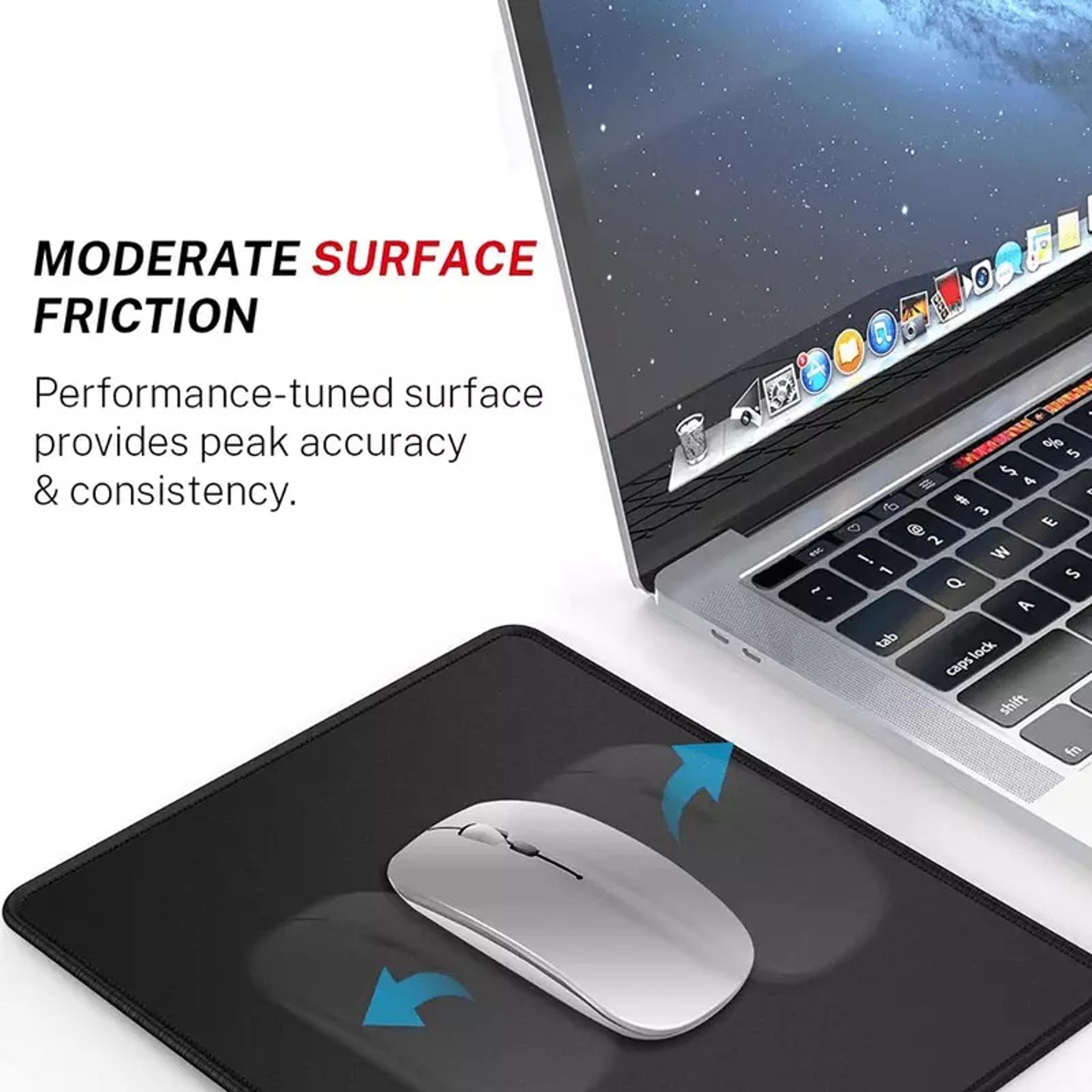 3X NonSlip Mouse Pad Stitched Edge PC Laptop For Computer PC Gaming Rubber Base