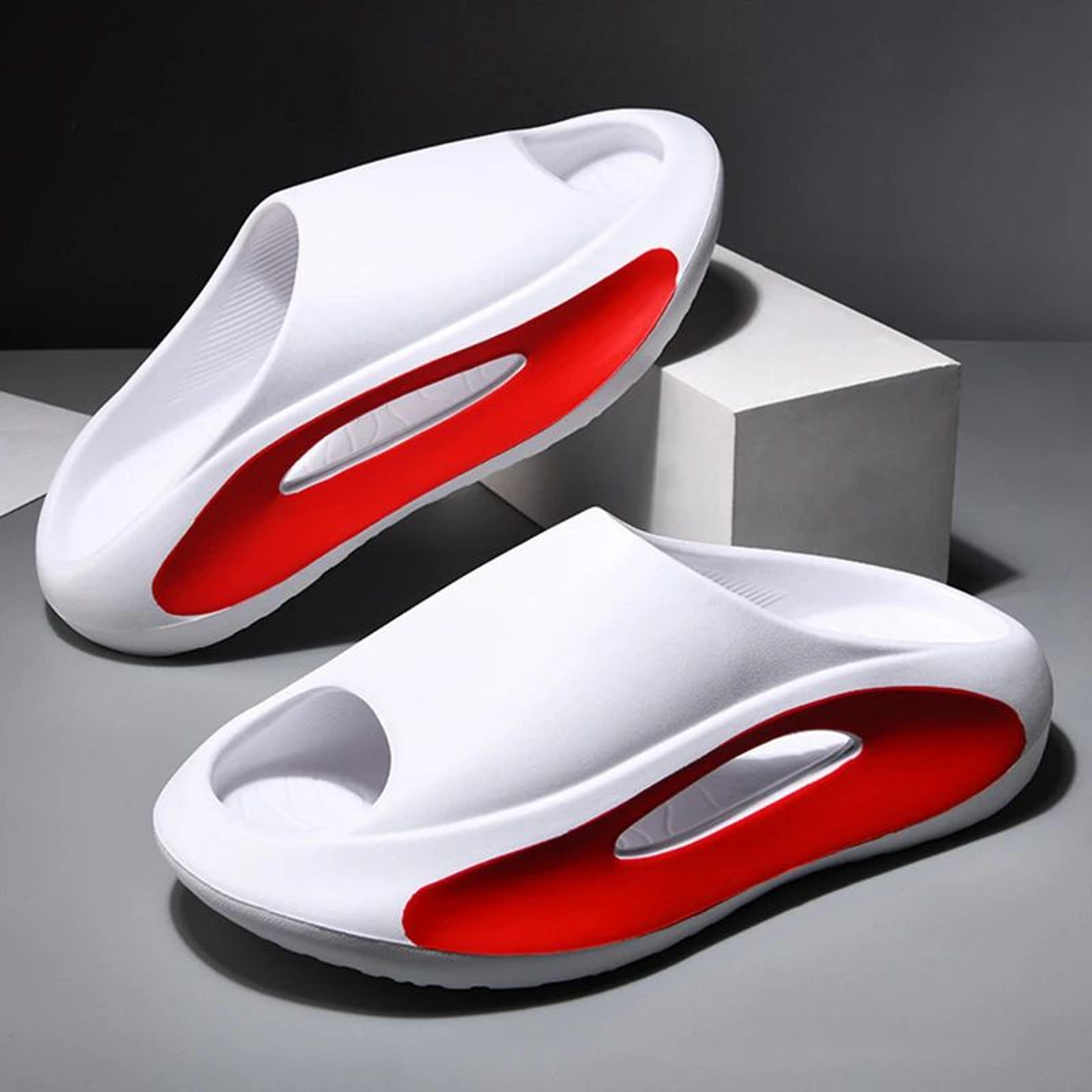summer thick sole slippers for men & women, lightweight eva soft bottom indoor home slides, anti-slip beach sandals