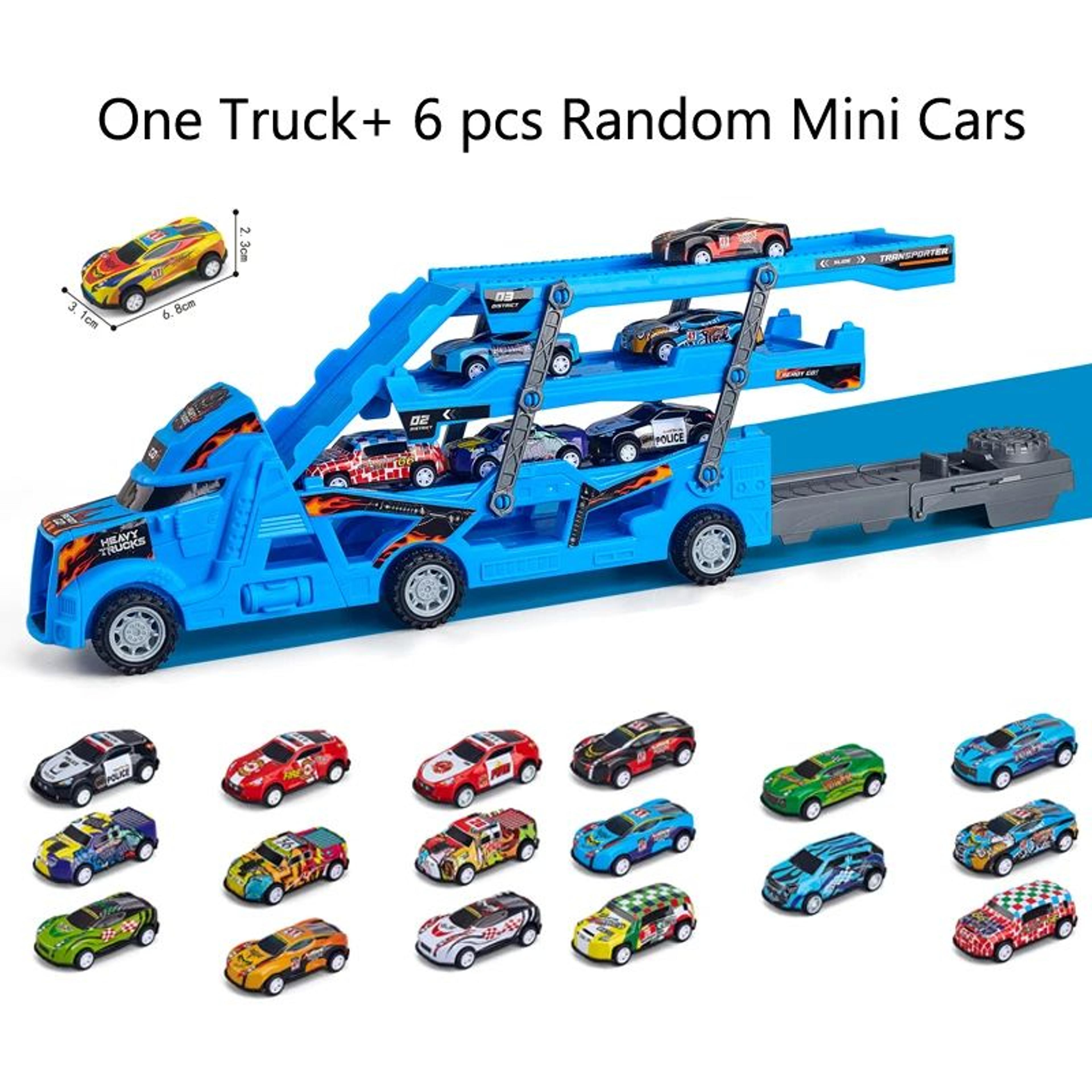 Large Deformation Transporter Truck Toy Educational Folding Track Racing Car Model For Kids Birthda 6