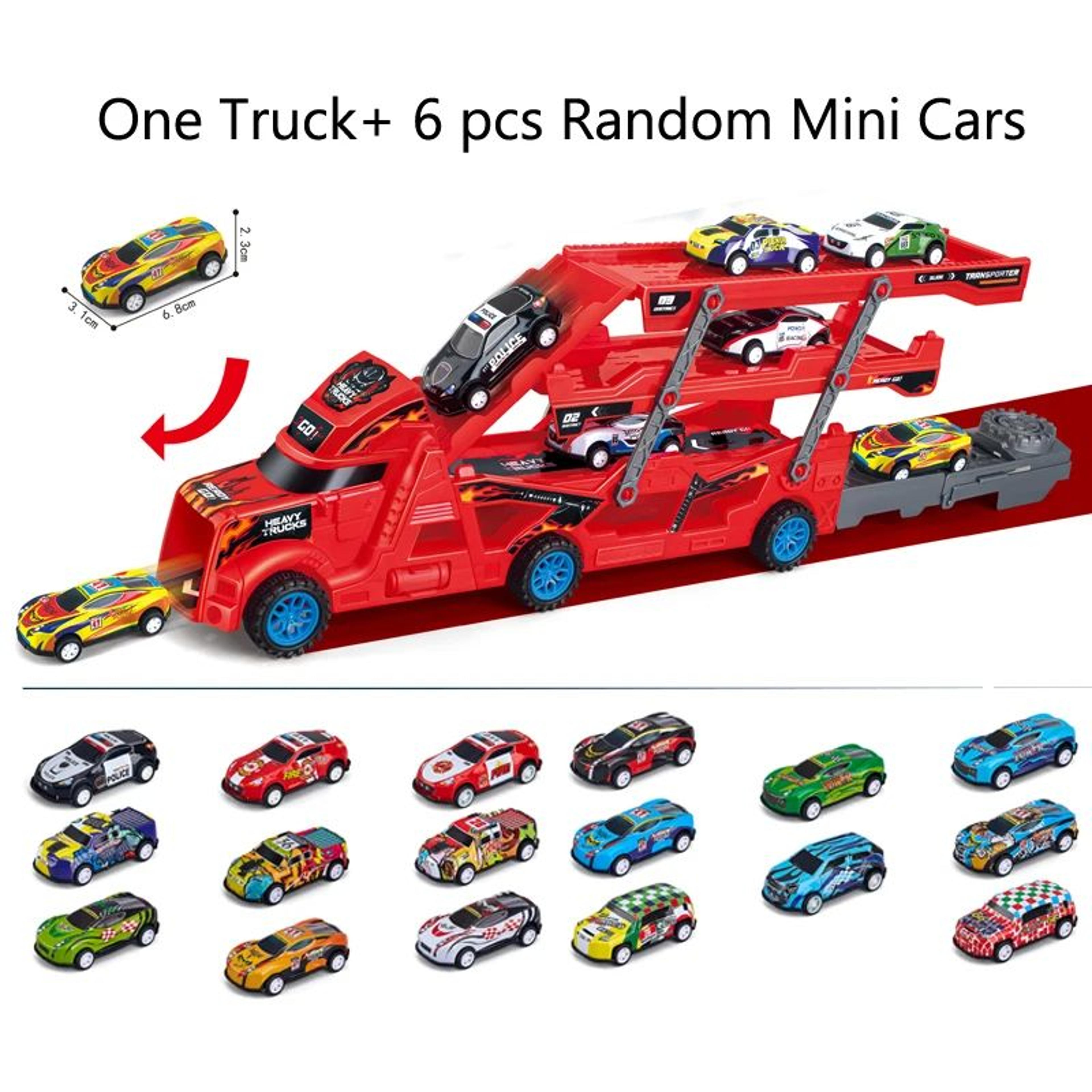 Large Deformation Transporter Truck Toy Educational Folding Track Racing Car Model For Kids Birthda 7