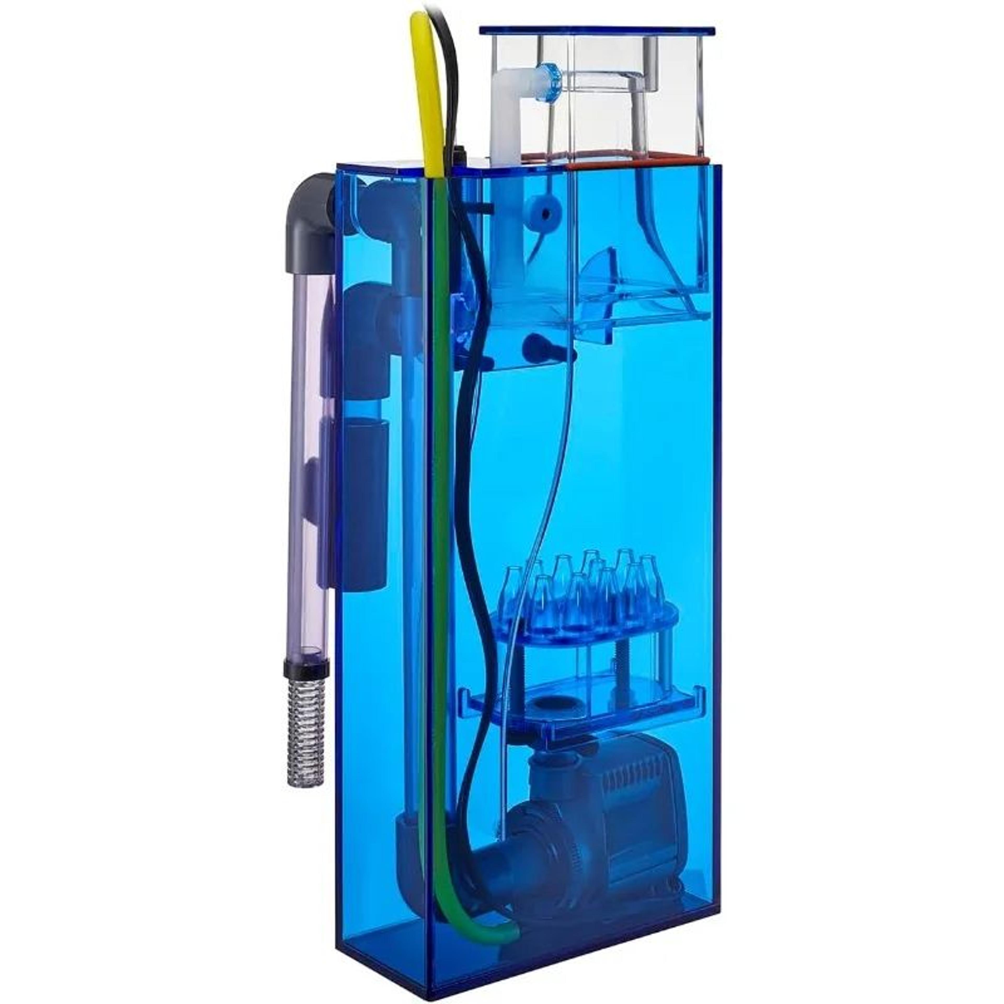 home hang on back protein skimmer for saltwater aquariums hob, adjustable ultra quiet pinwheel pump, efficient marine