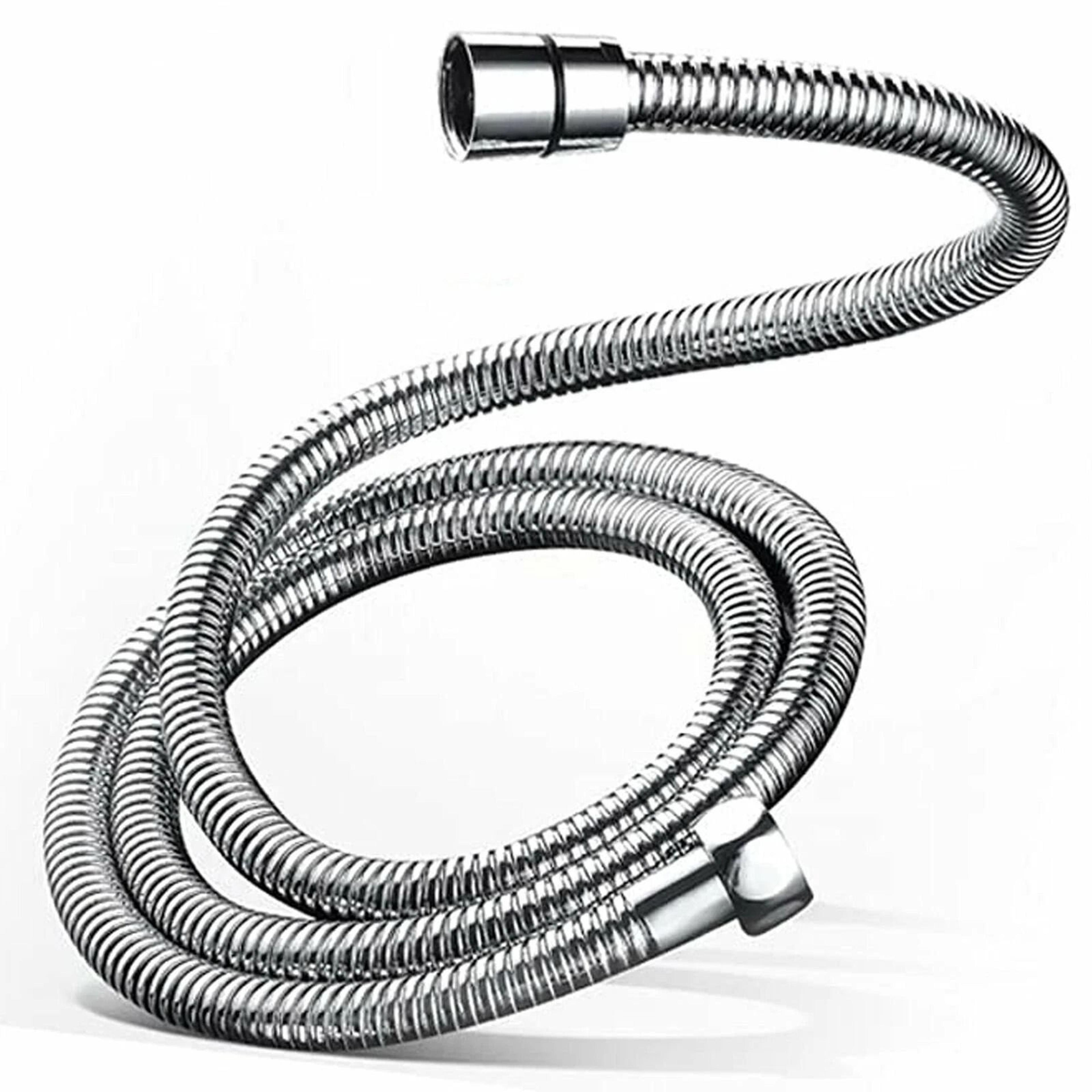5 ft premium stainless steel shower hose, anti-kink handheld replacement, 60" long durable design