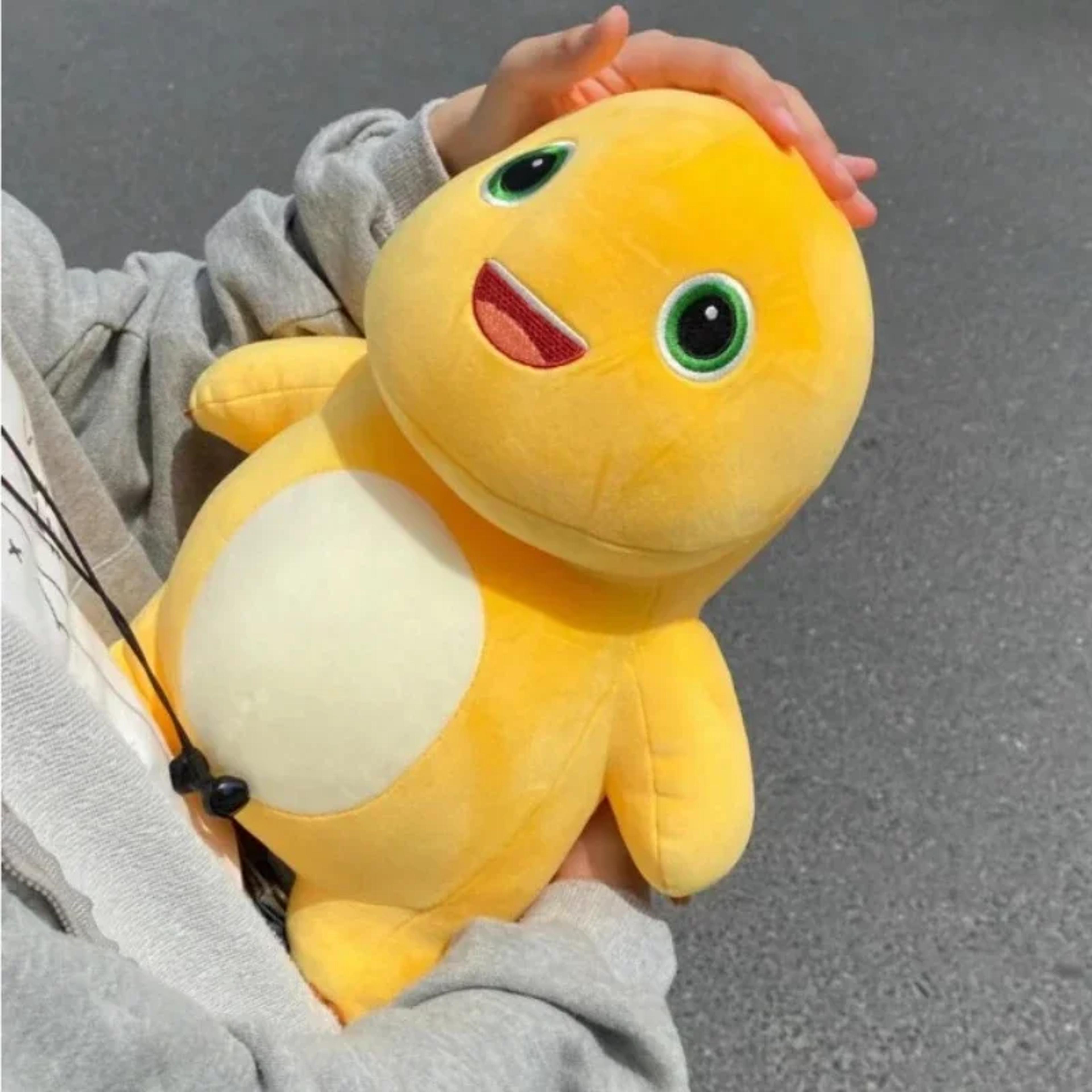 cute nailong plushies, smile dinosaur stuffed animal toy, silly anime cartoon plush for kids room decor