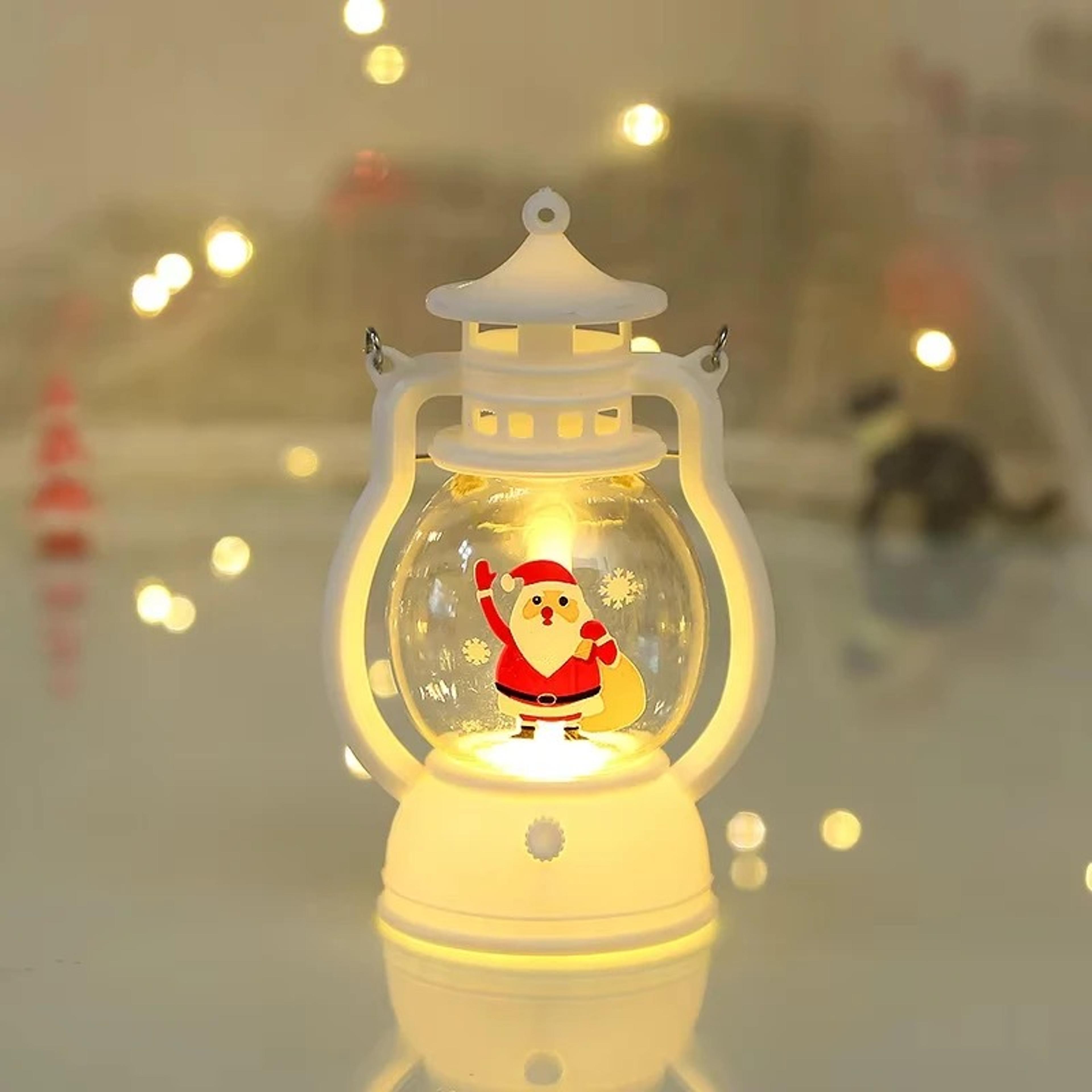 Santa Claus Merry Christmas Decorations LED Lantern Light Christmas Ornaments Home Xmas Decor 3