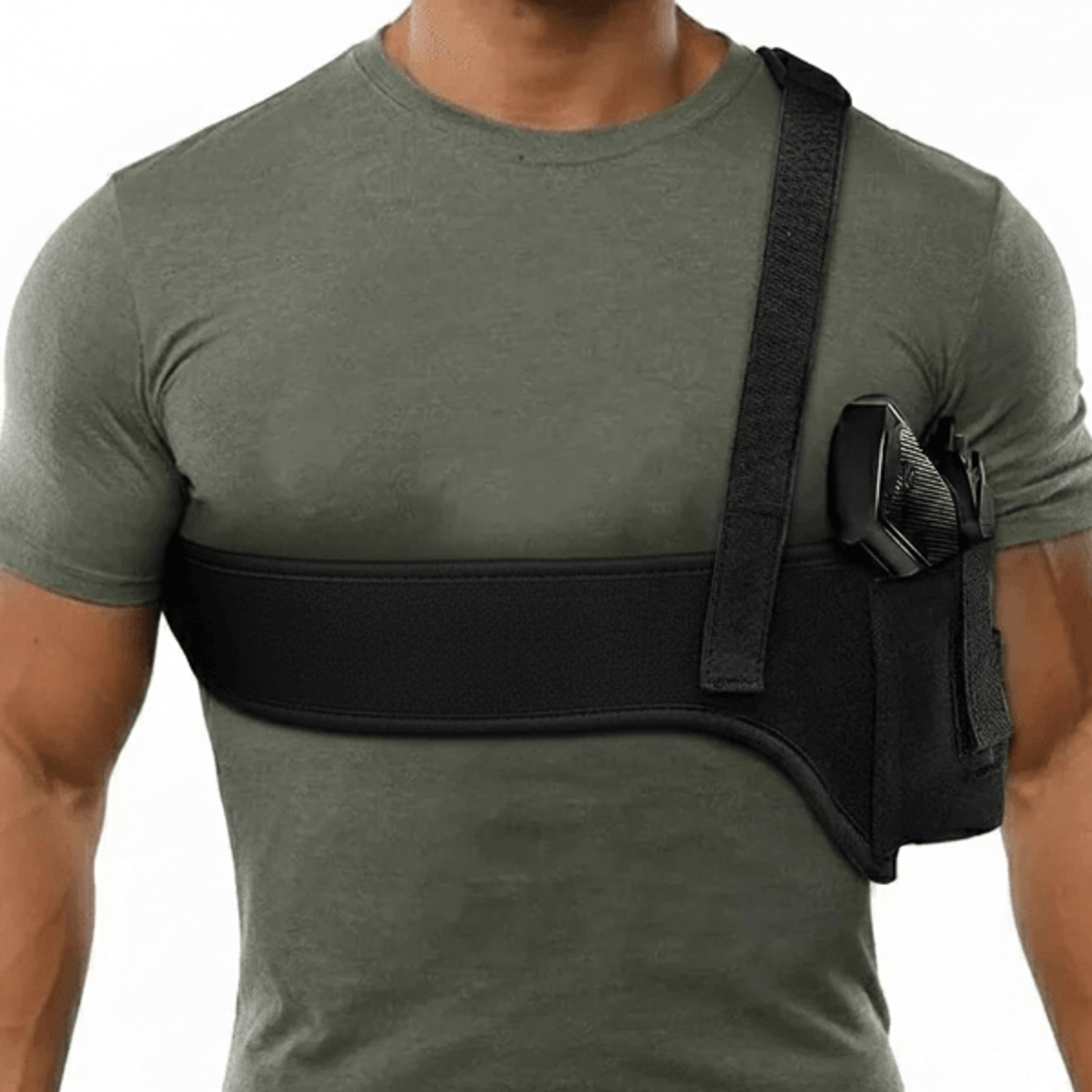 tactical concealed carry shoulder waist pistol hand gun holder holster pouch