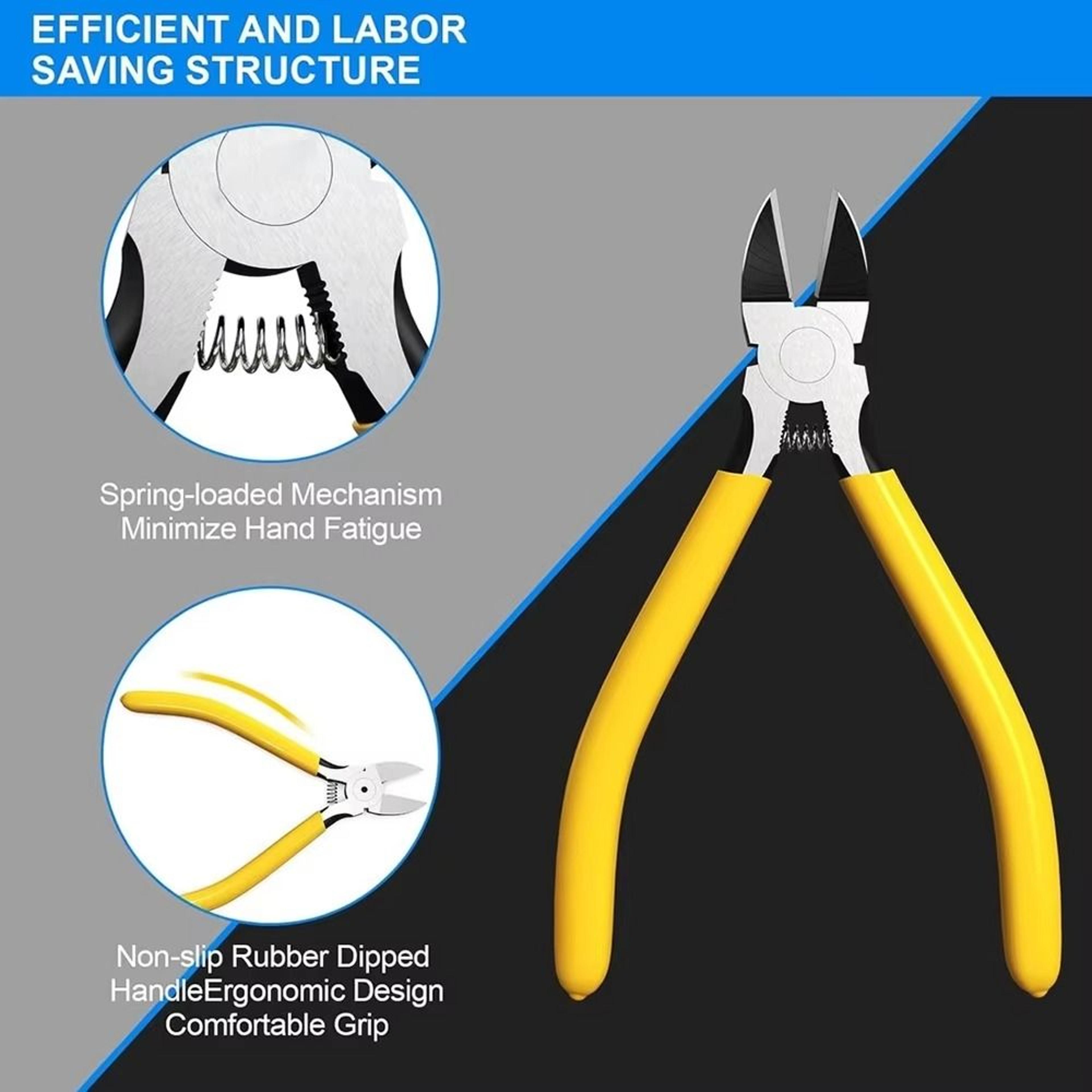 Precision Long Nose Wire Cutter Pliers For Crafting Electronics  Cable Cutting 3