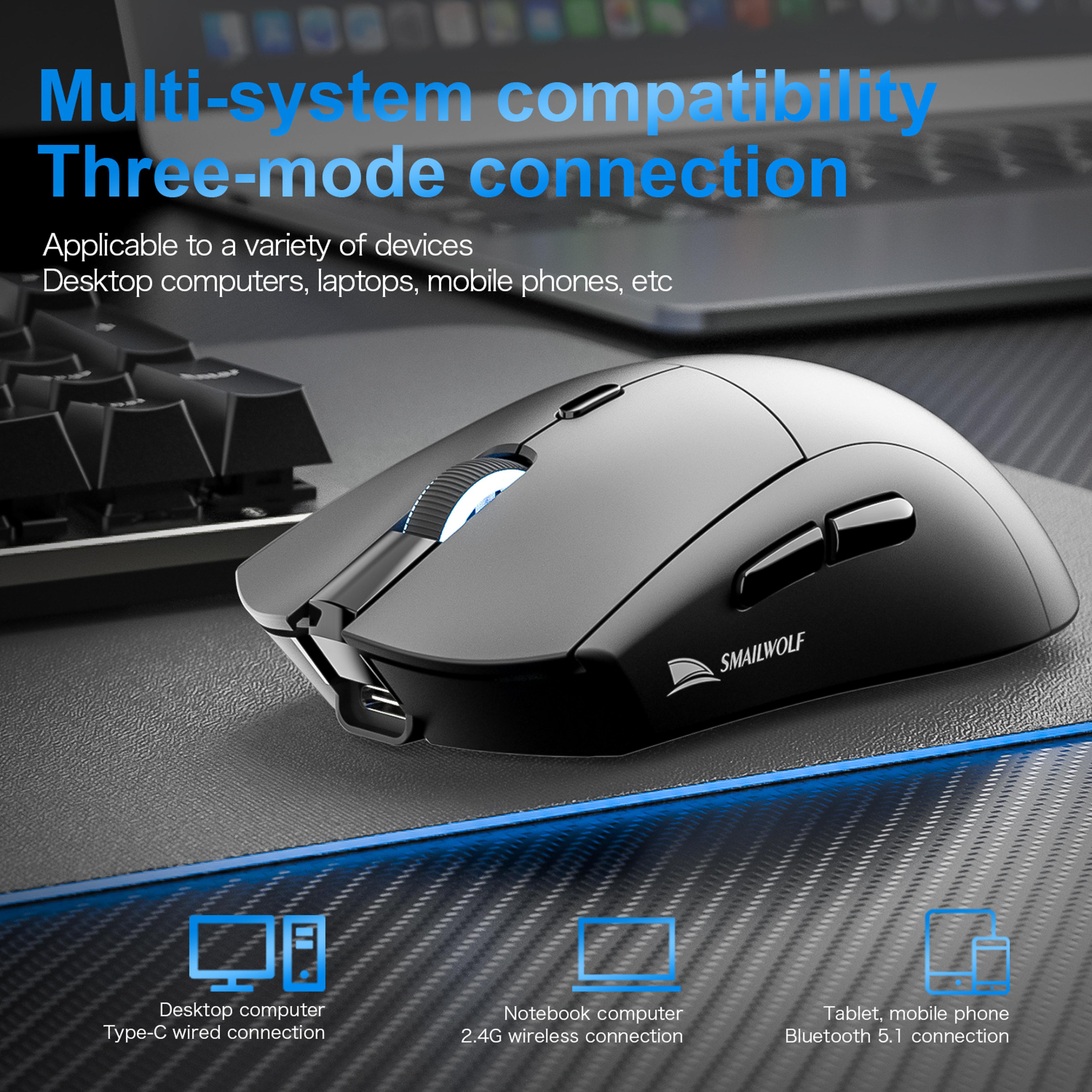 Wireless Gaming Mouse With Sensor And Programmable Macro Controls 3
