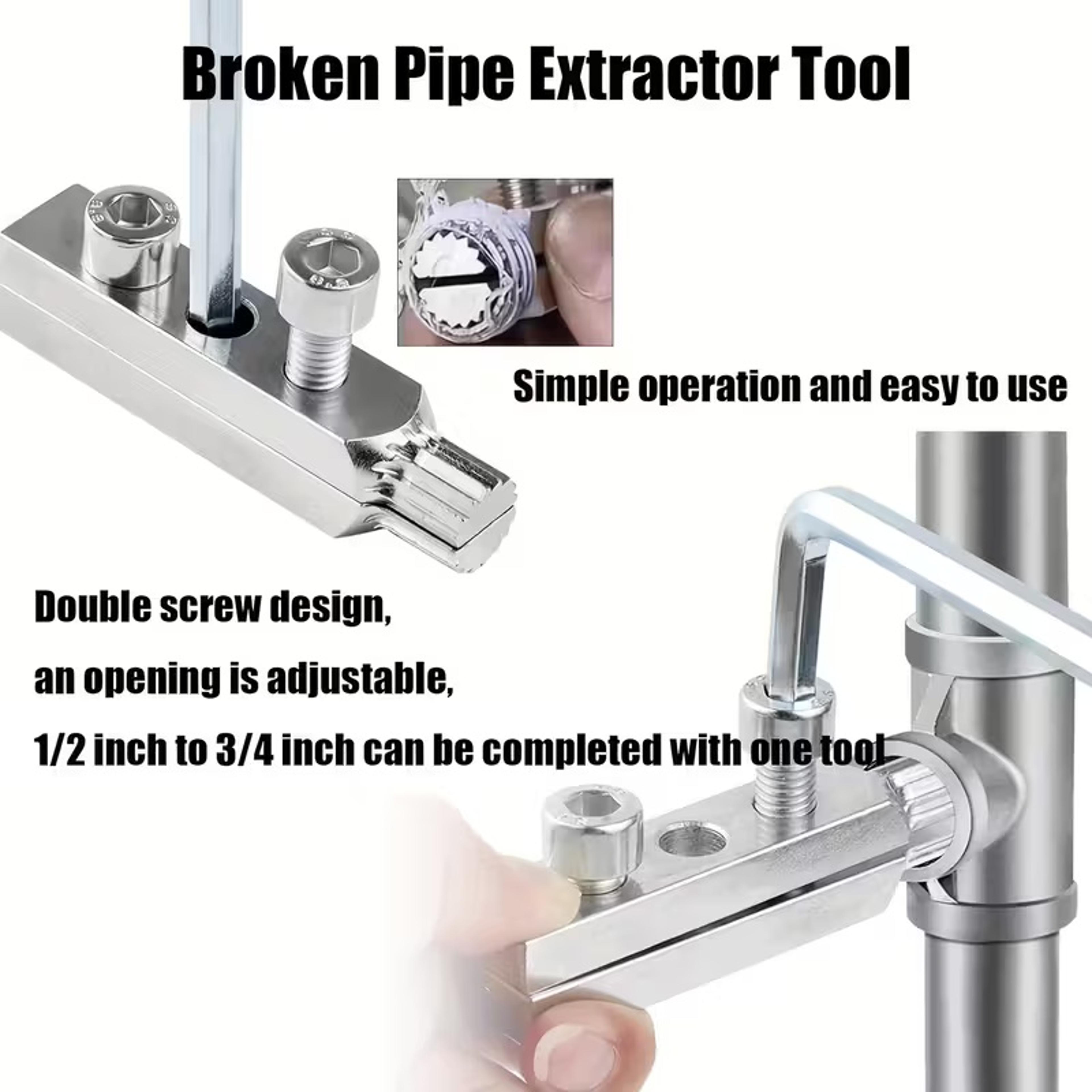 Precision Faucet Thread Extractor Kit For Broken Valve  Pipe Repairs 3