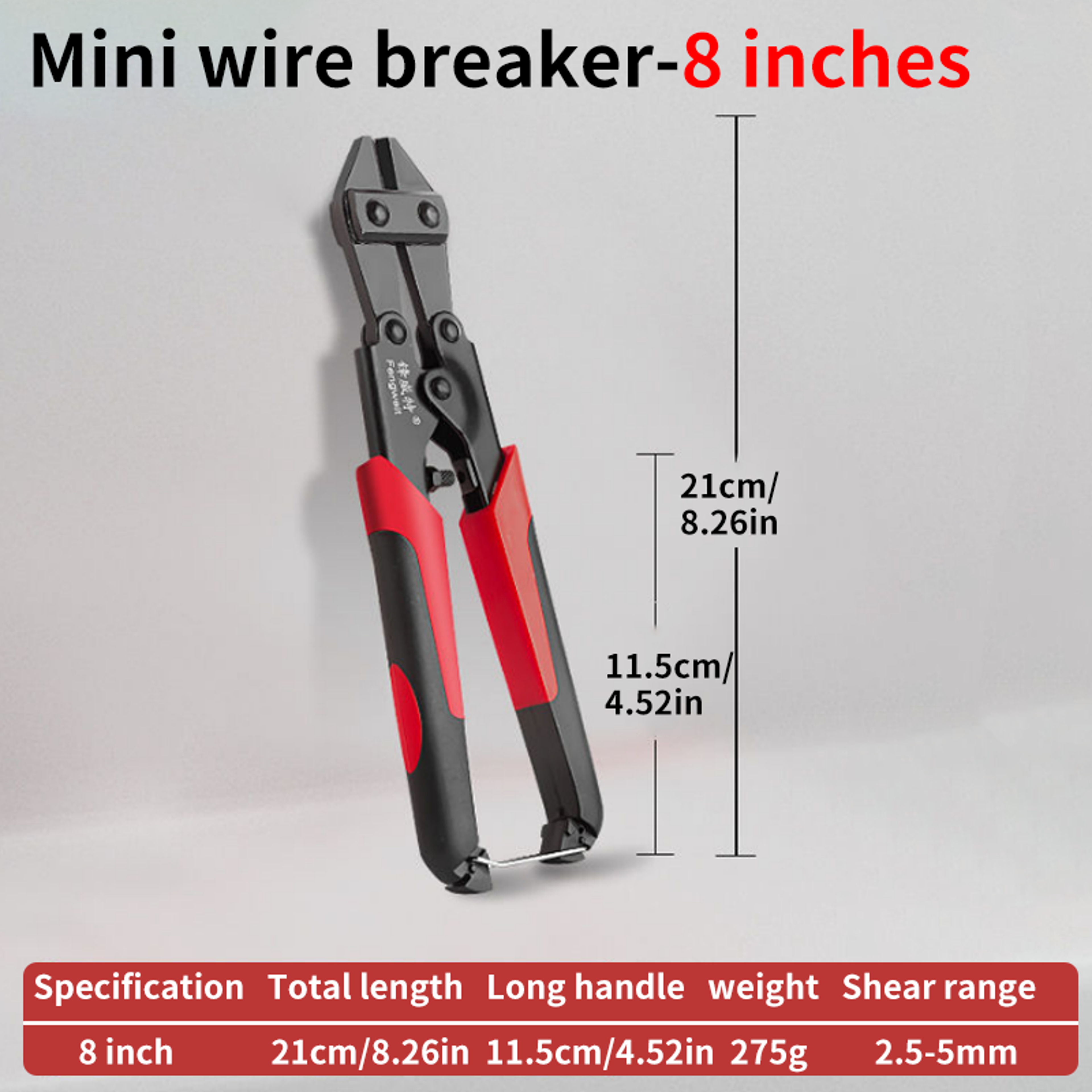 Premium Compact Mini Bolt Cutter Chrome Vanadium Steel Heavy Duty Wire Cutter Tool 6