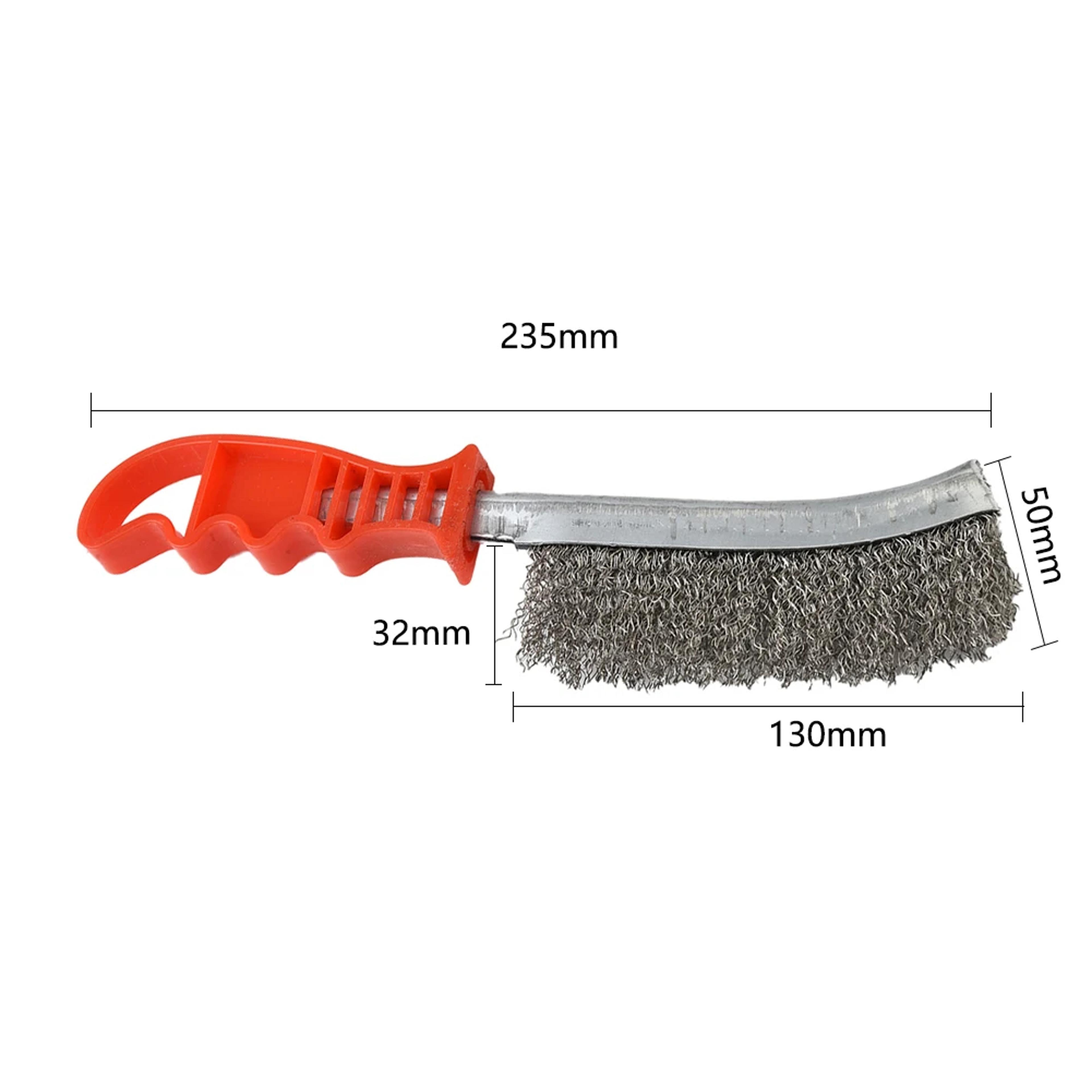 Premium Stainless Steel Heavy Duty Wire Brush For Rust Removal  Welding Prep 1
