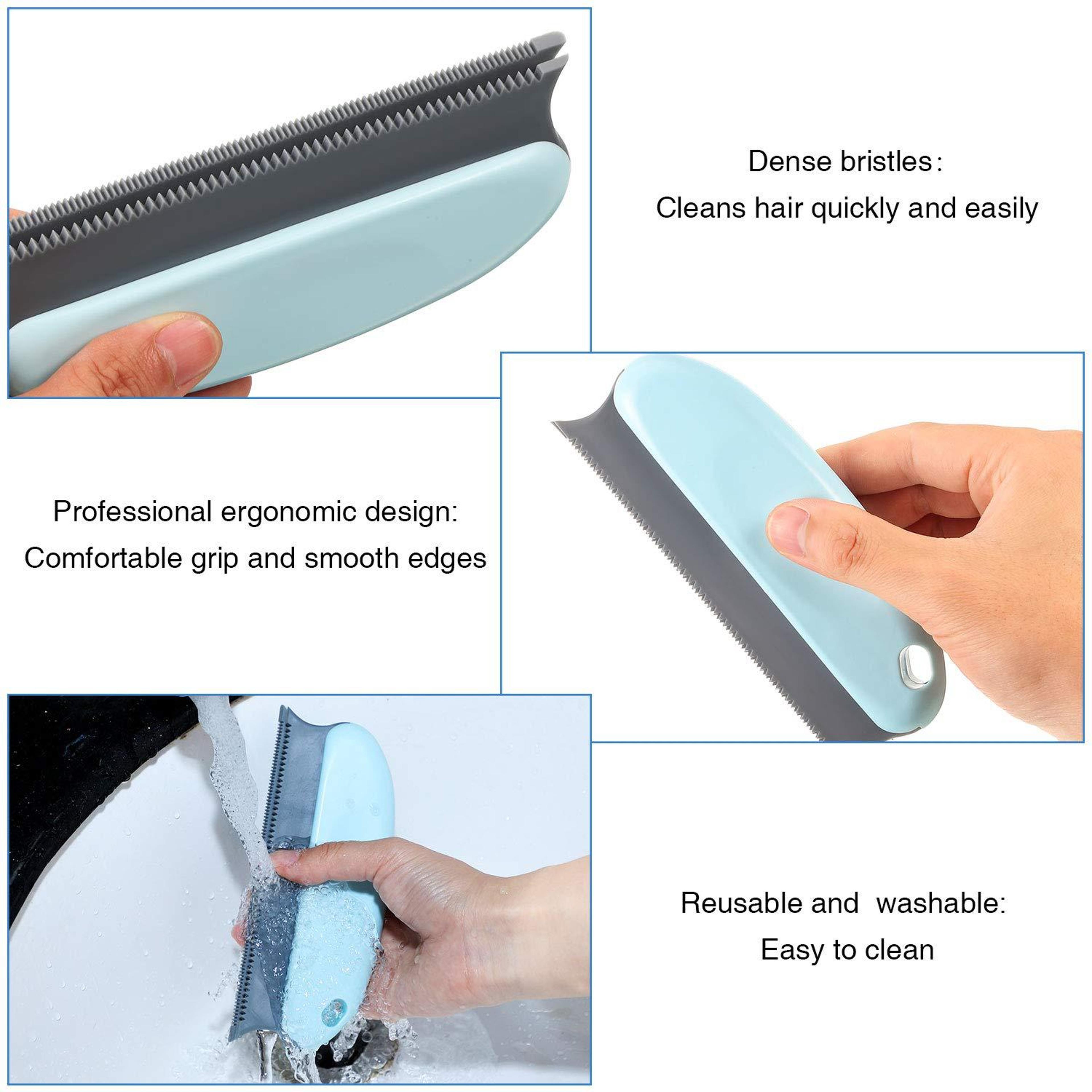 Premium Pet Fur Remover  Fabric Lint Brush Gentle Portable Hair Removal Tool For Clothes Sofa  Home 4
