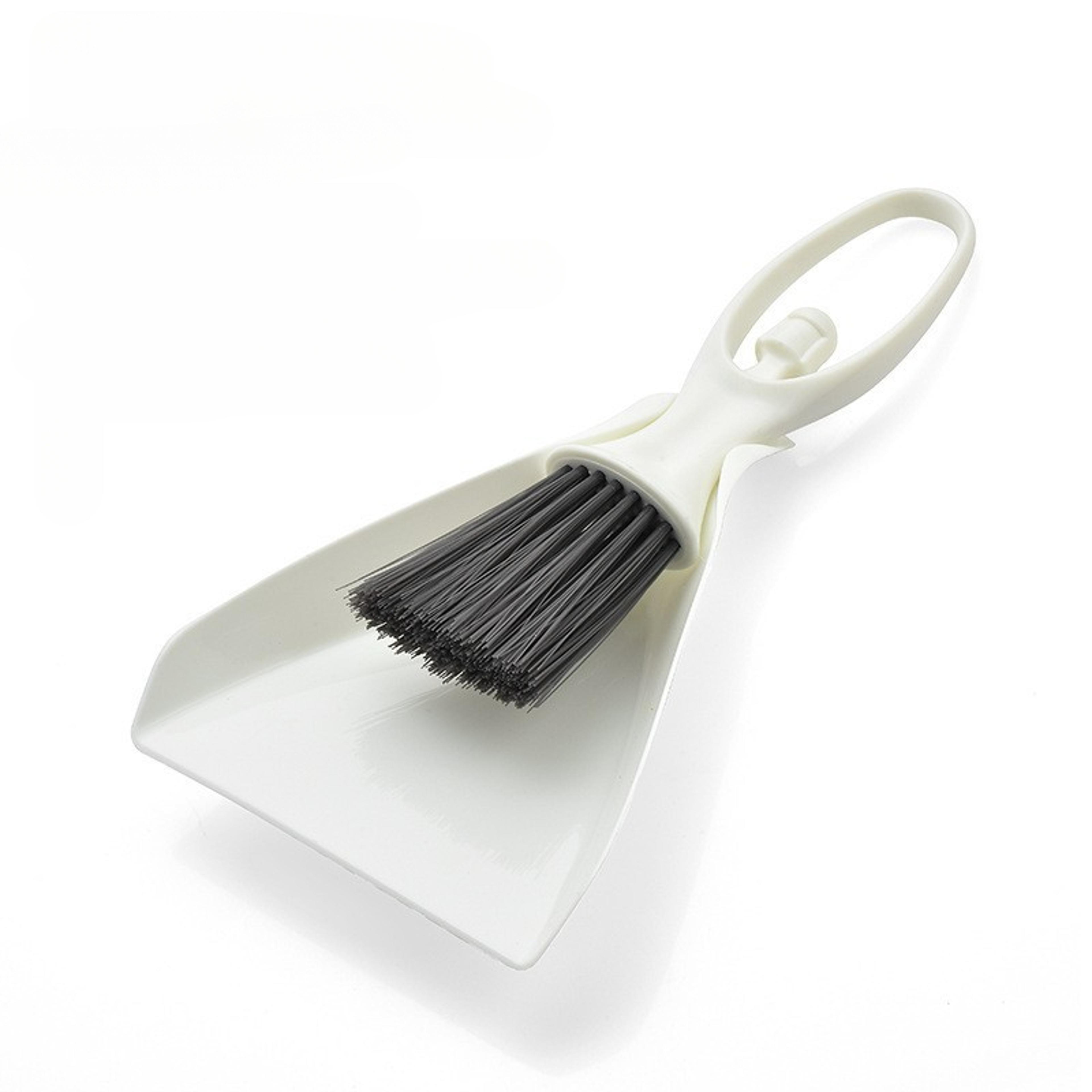 Mini Desktop Broom  Dustpan Set For Keyboard Desk  Table Cleaning 2
