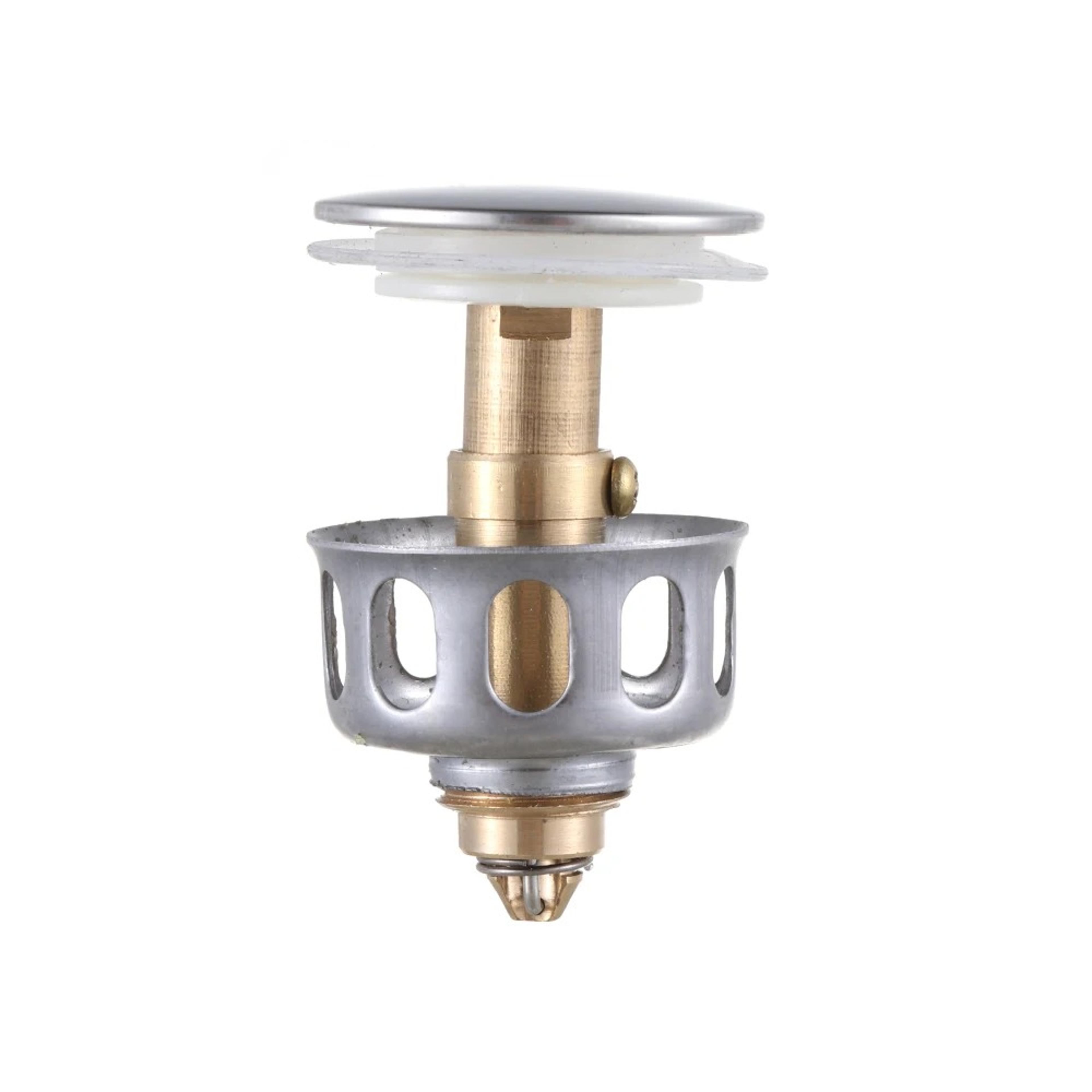 Premium Universal Bathtub Strainer Plug  Hair Catcher Drain Stopper Stainless Metal Pop Up Filter 4