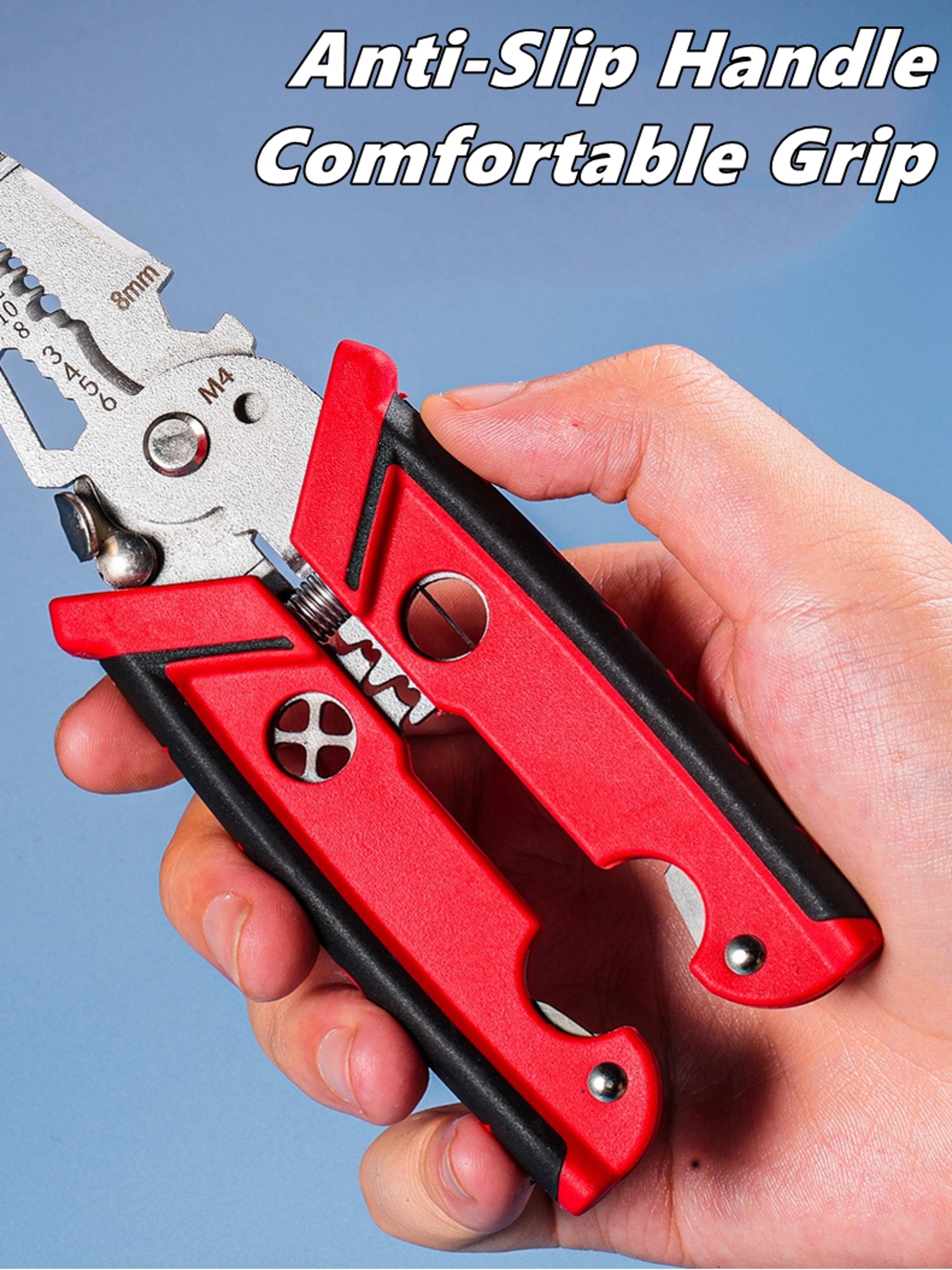 Professional Multifunction Electrician Pliers Wire Stripper And Crimper Tool 1