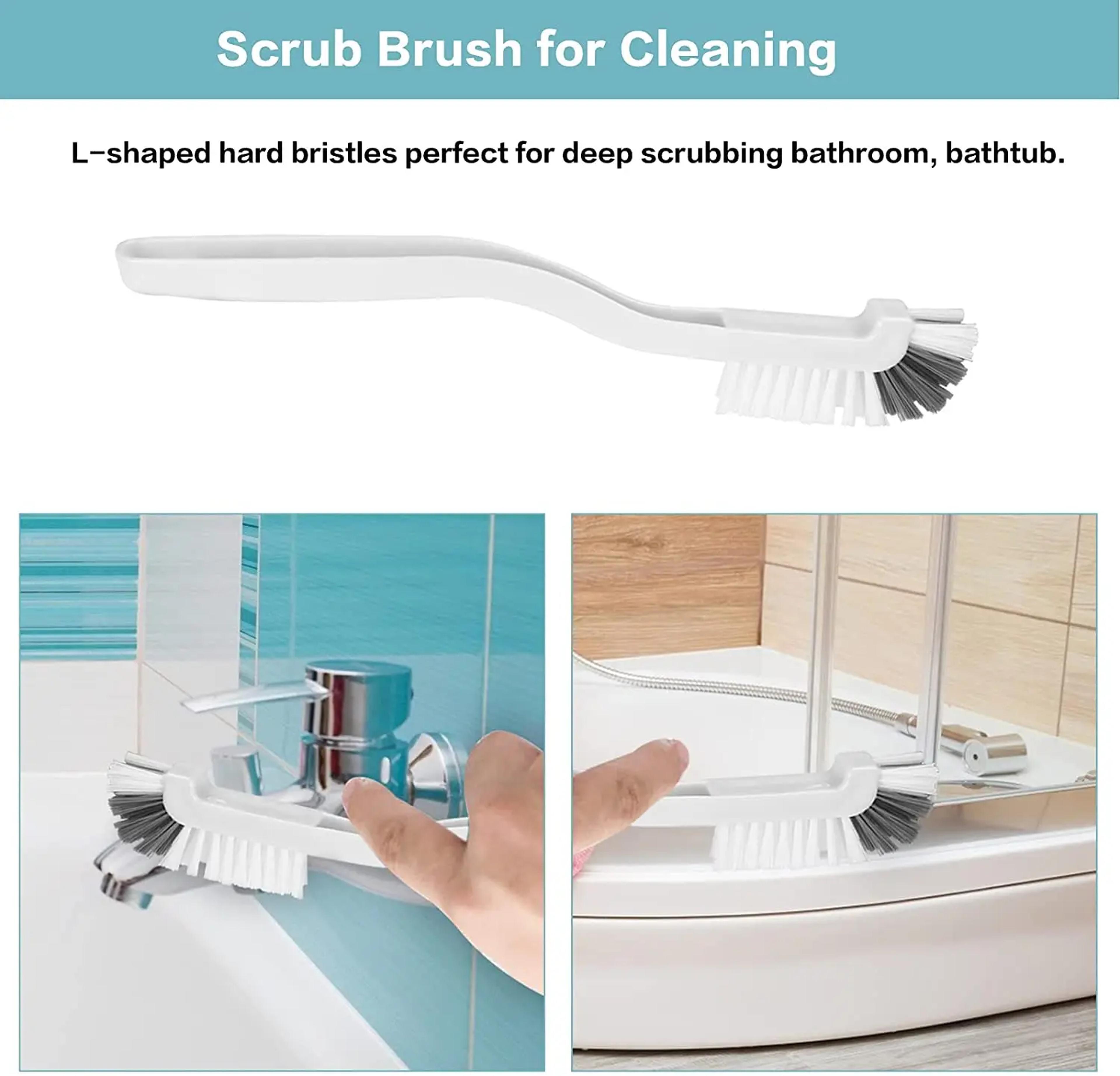 Premium Right Angle Bottle Cleaning Brush  Kitchen Scrub Set Deep Clean Household Tool 4