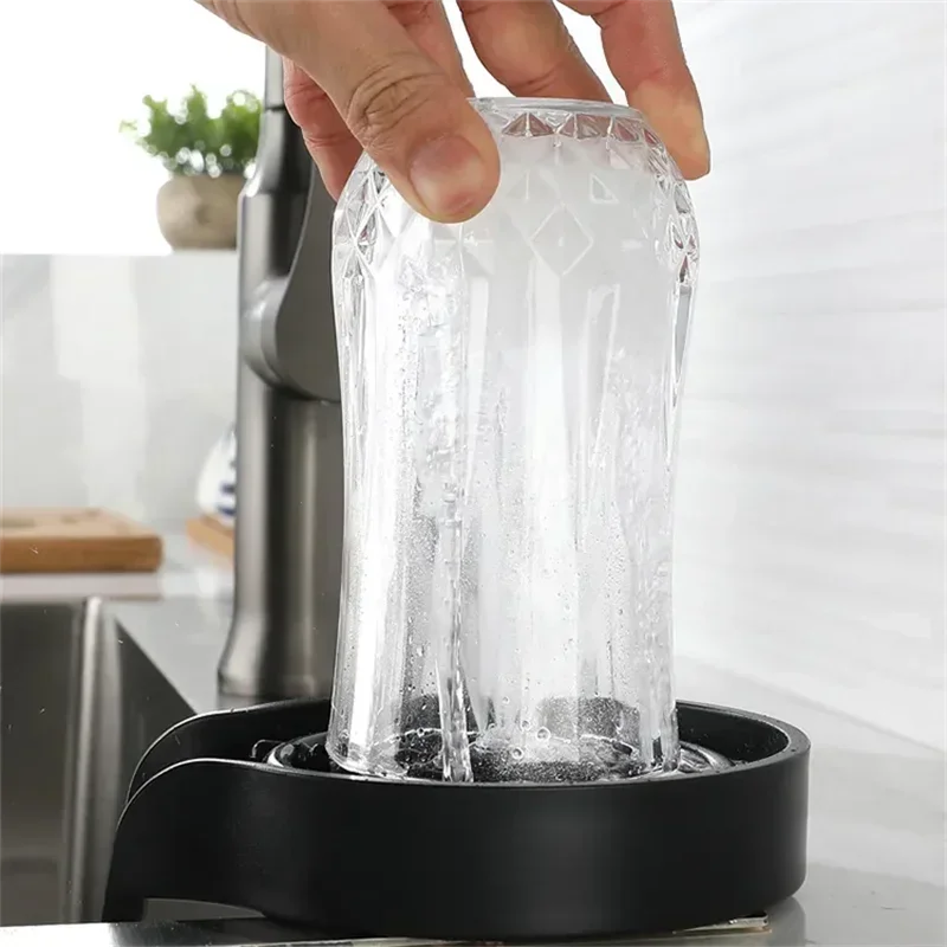Premium High Pressure Automatic Cup Washer  Glass Rinser For Kitchen  Bar 5