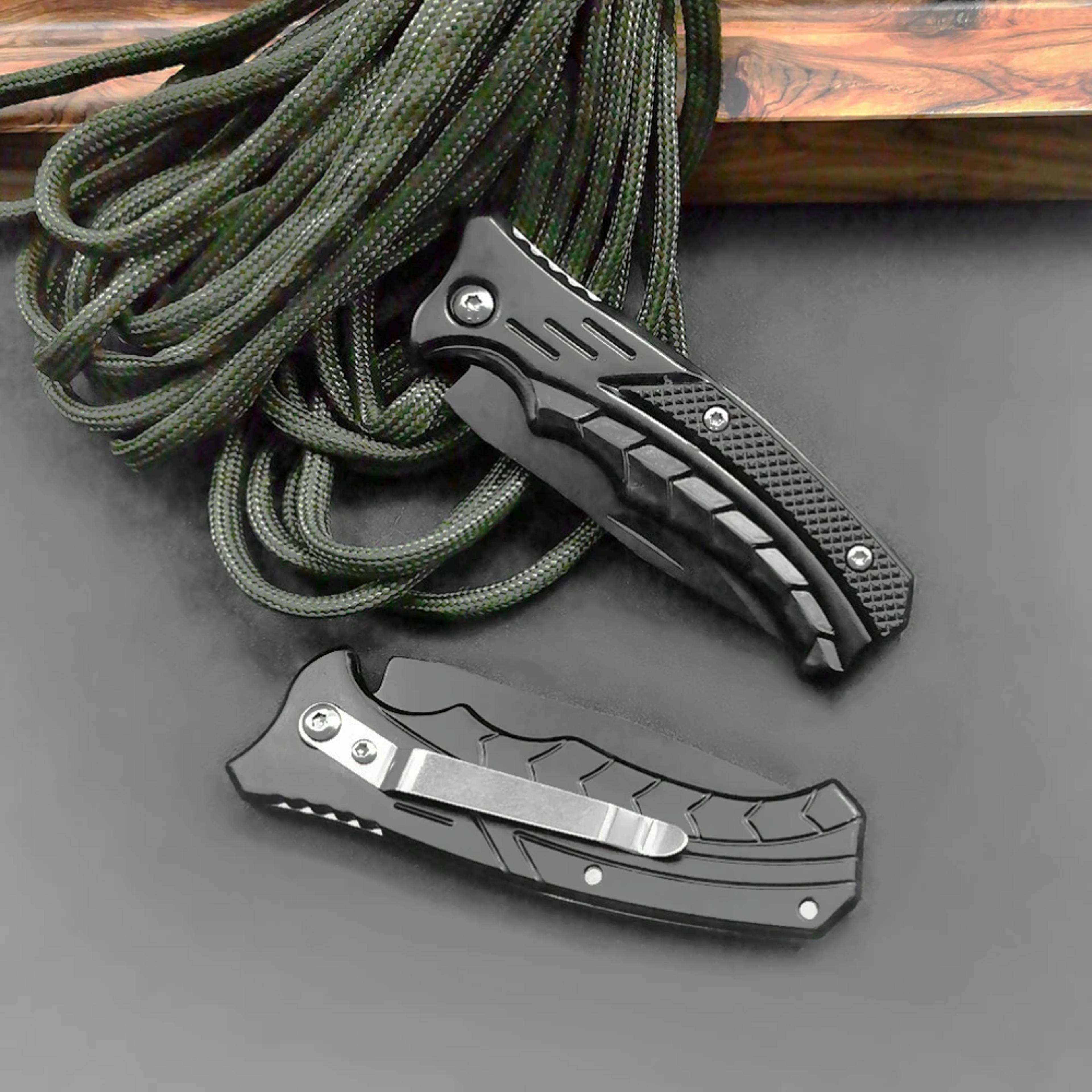 Premium Stainless Steel Folding Fillet  Fishing Knife Portable Outdoor Camping  Boat Cutter 3