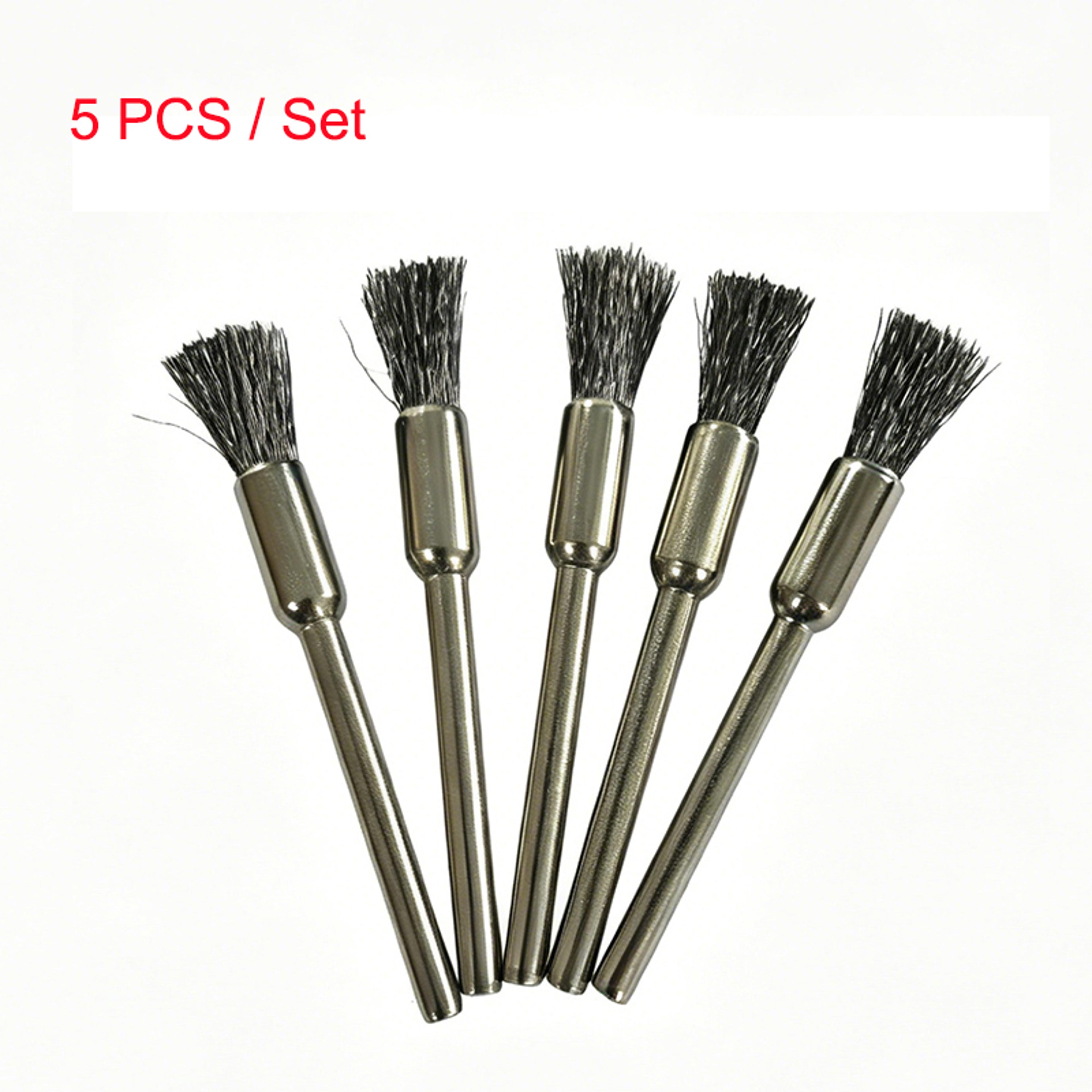 Precision Rotary Wire Brush Set For Rust Removal Polishing  Surface Restoration 4