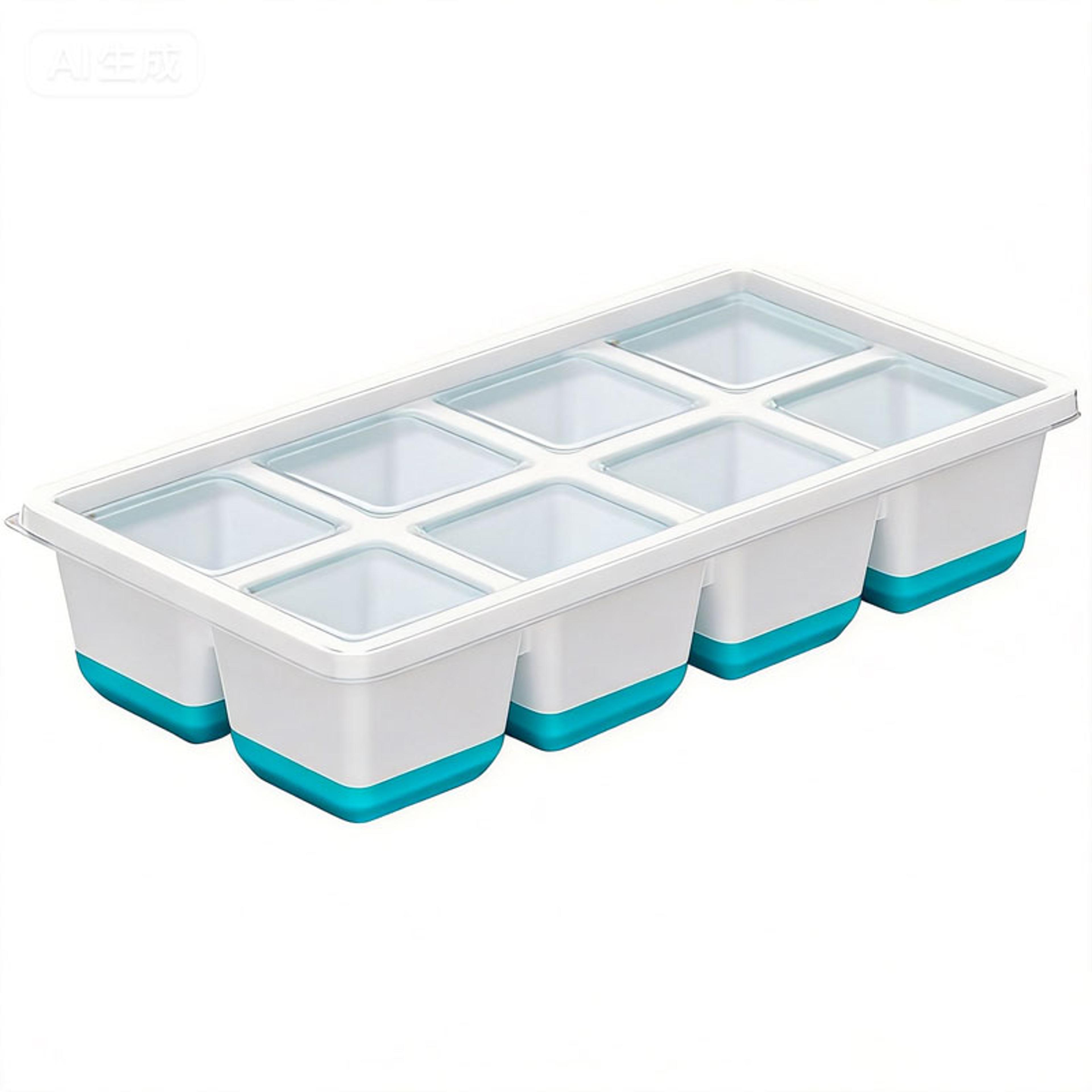 Large Silicone Ice Cube Tray With Lid For Whiskey Cocktails  Everyday Chilling 2