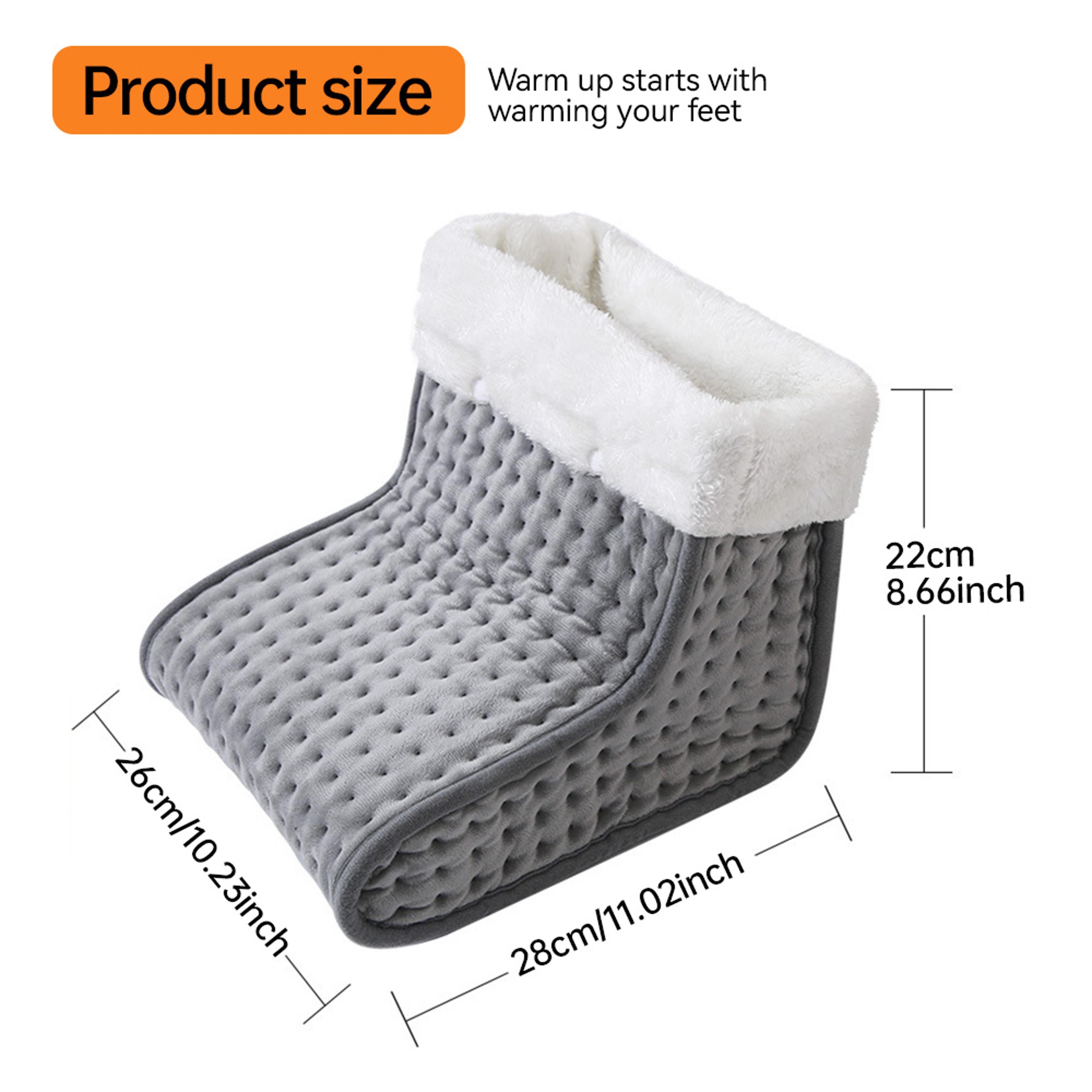 Electric Heated Foot Warmers Soft Feet Heating Pad 9 Gear Adjustable Temperature Electric Shoe Heat 6