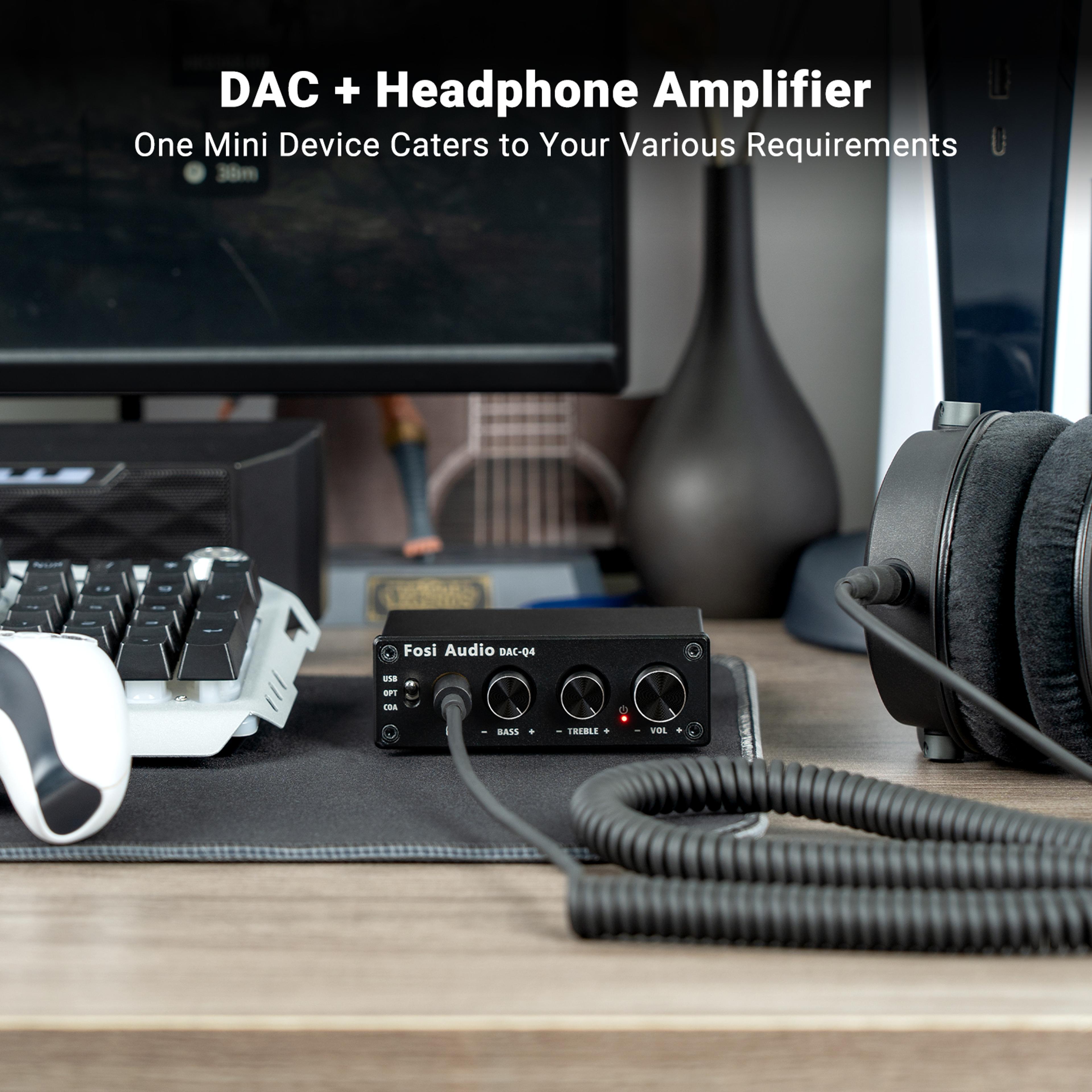 USB Gaming DAC  Headphone Audio Converter Adapter For Active Speakers 3