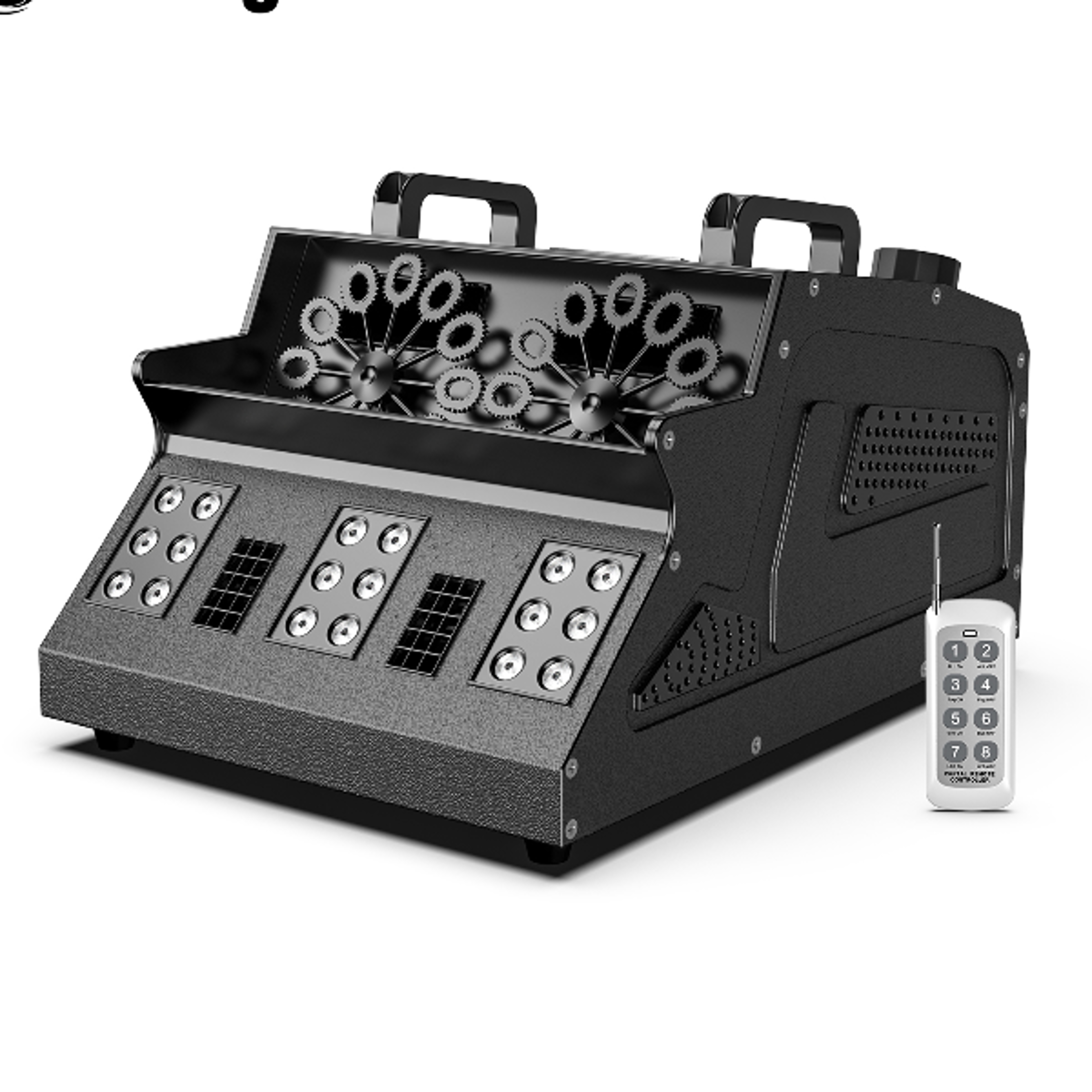 led bubble fog machine, smoke bubble machine, rgb stage light for party wedding dj