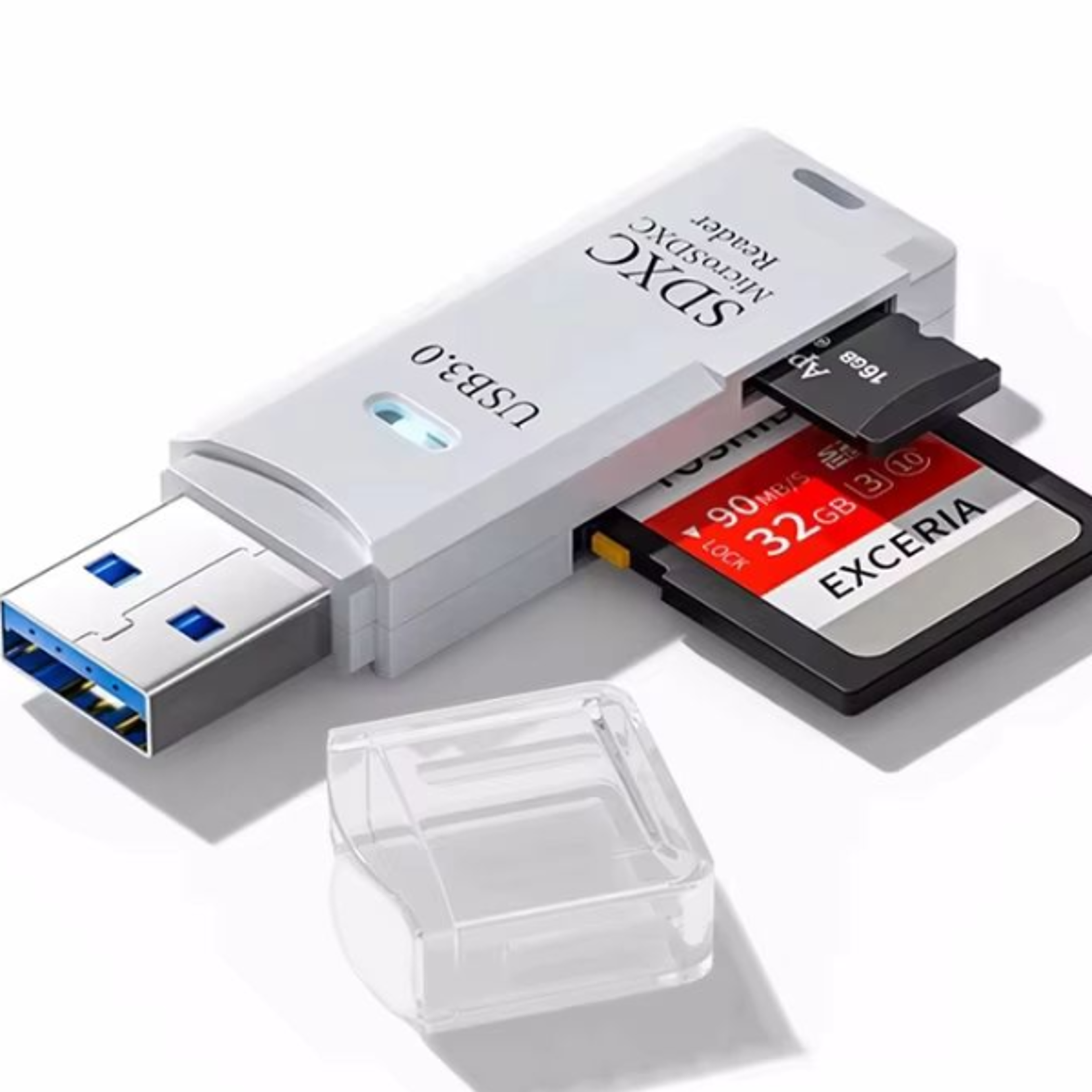 usb card reader, high-speed tf sd card reader for computer, camera, tablet, and car mounted devices