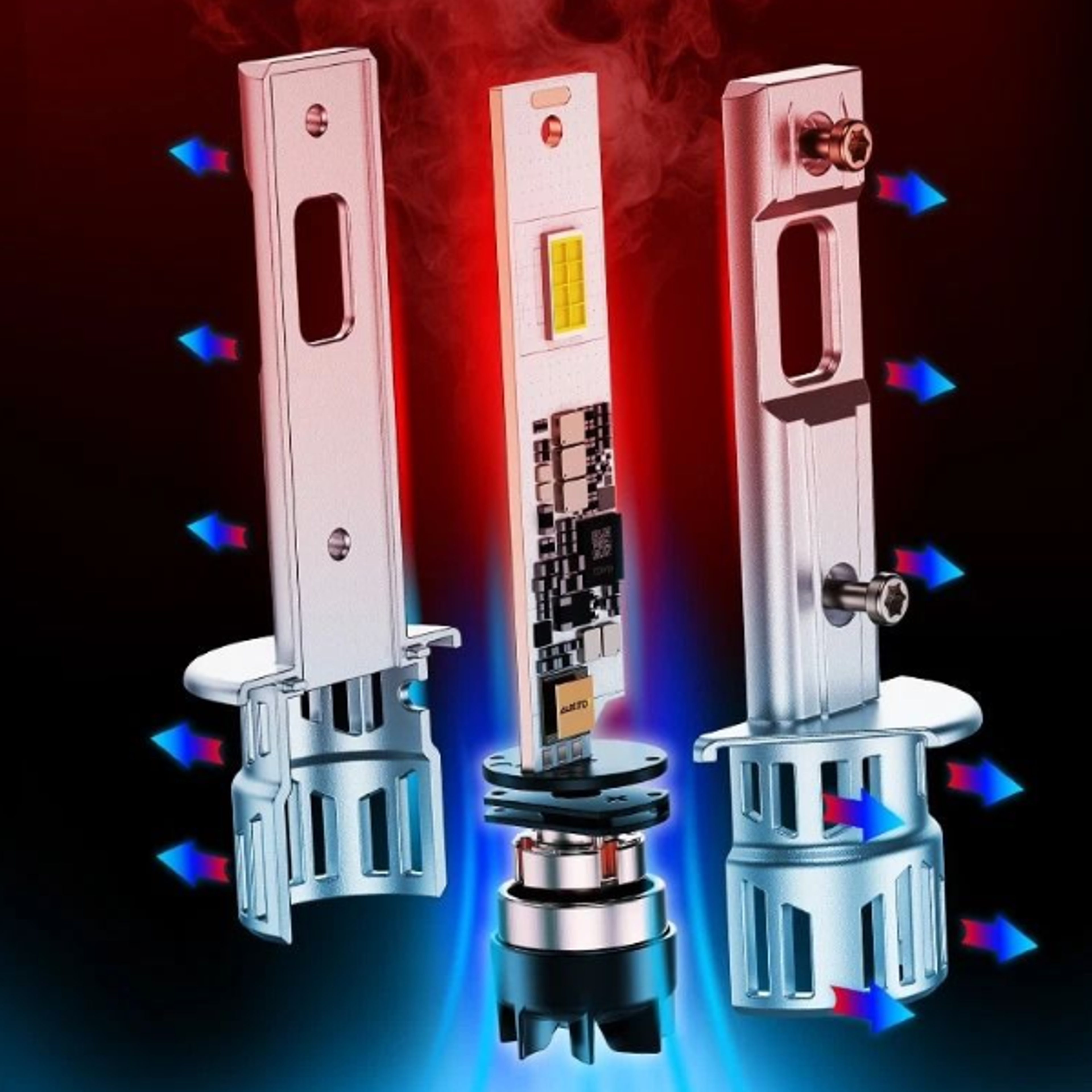 auxito led headlight super bright bulbs kit, high/low beam, high efficiency, energy-saving, waterproof