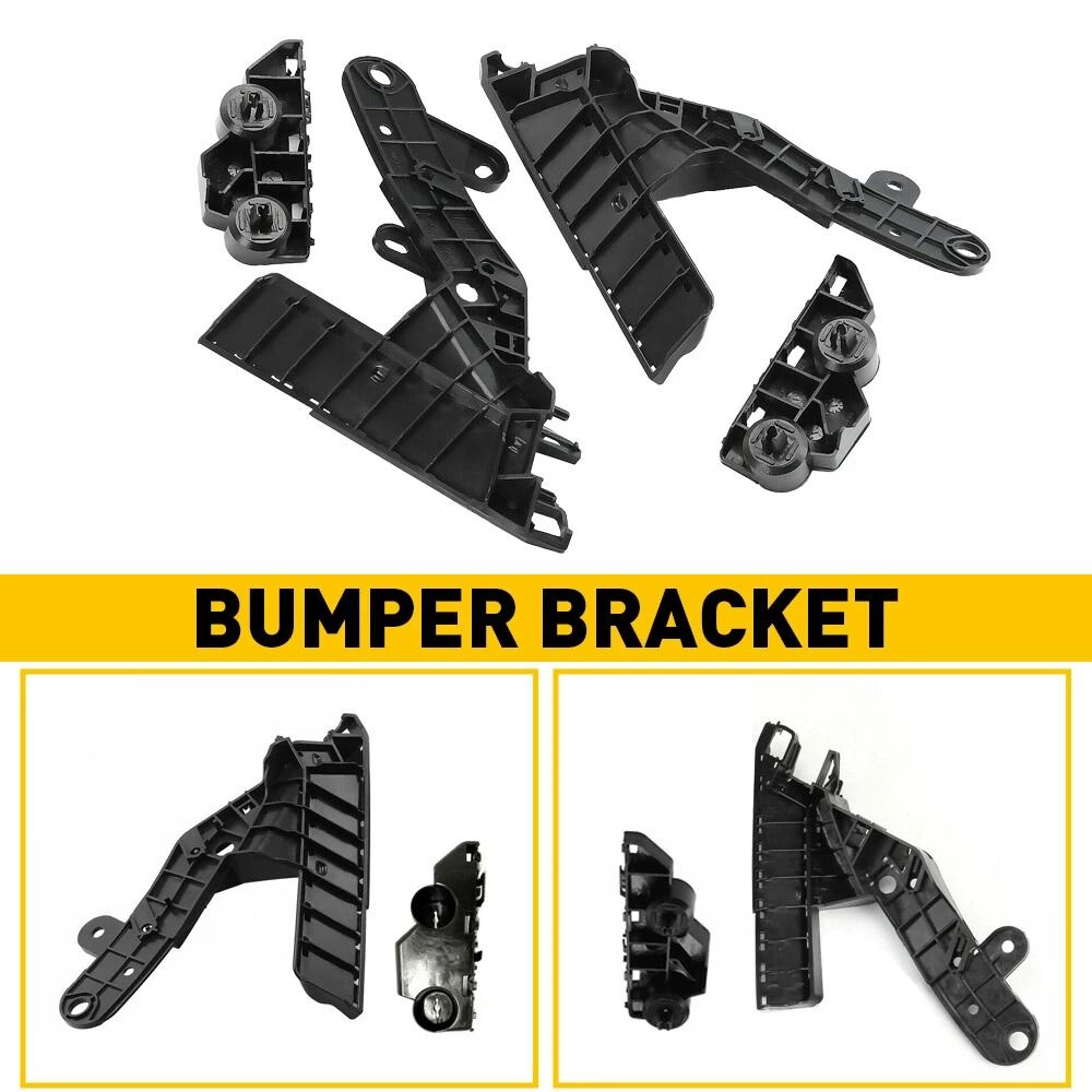 Replacement Bumper Bracket Set Front Left  Right Side Durable And WearResistant No Modification Req 1