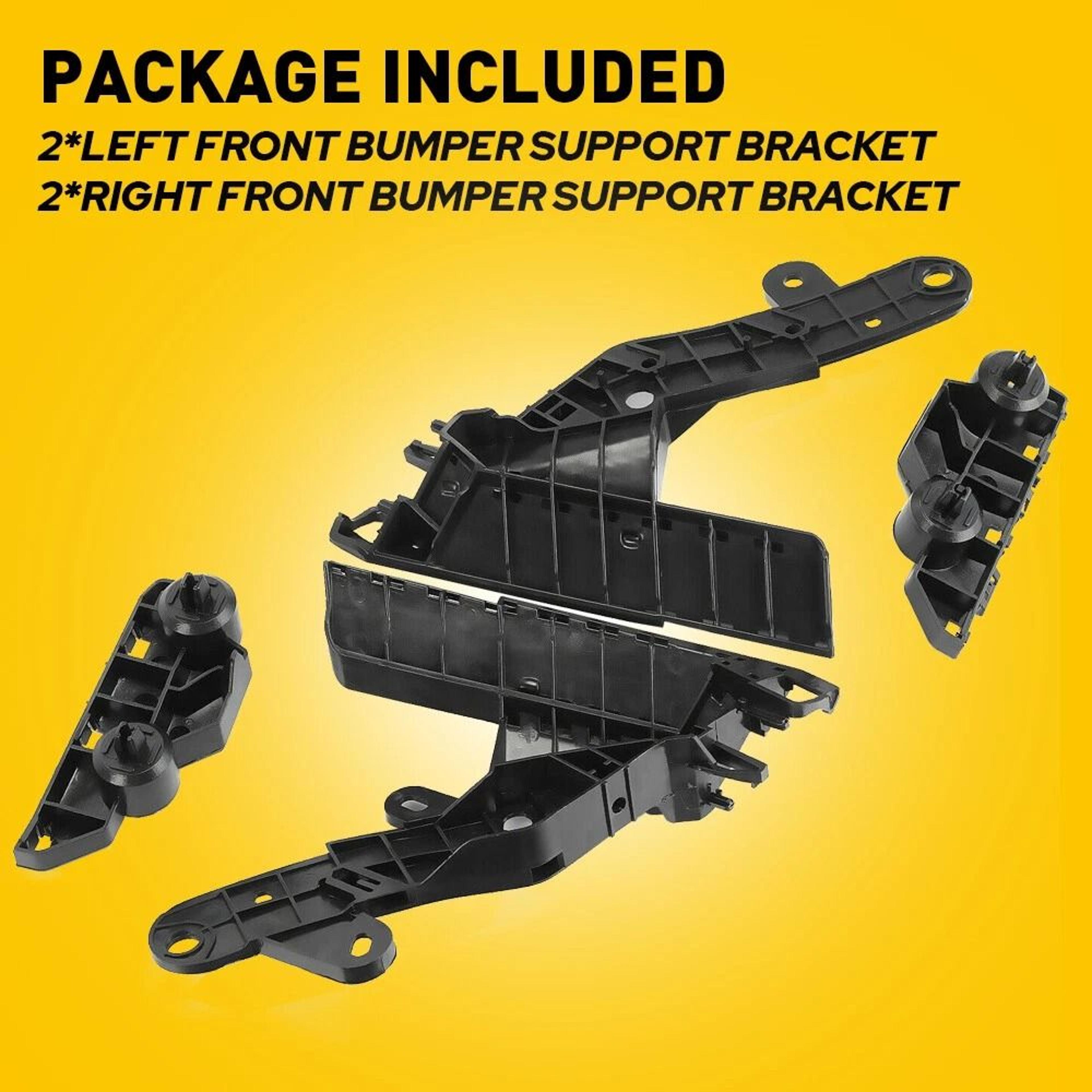 Replacement Bumper Bracket Set Front Left  Right Side Durable And WearResistant No Modification Req 6