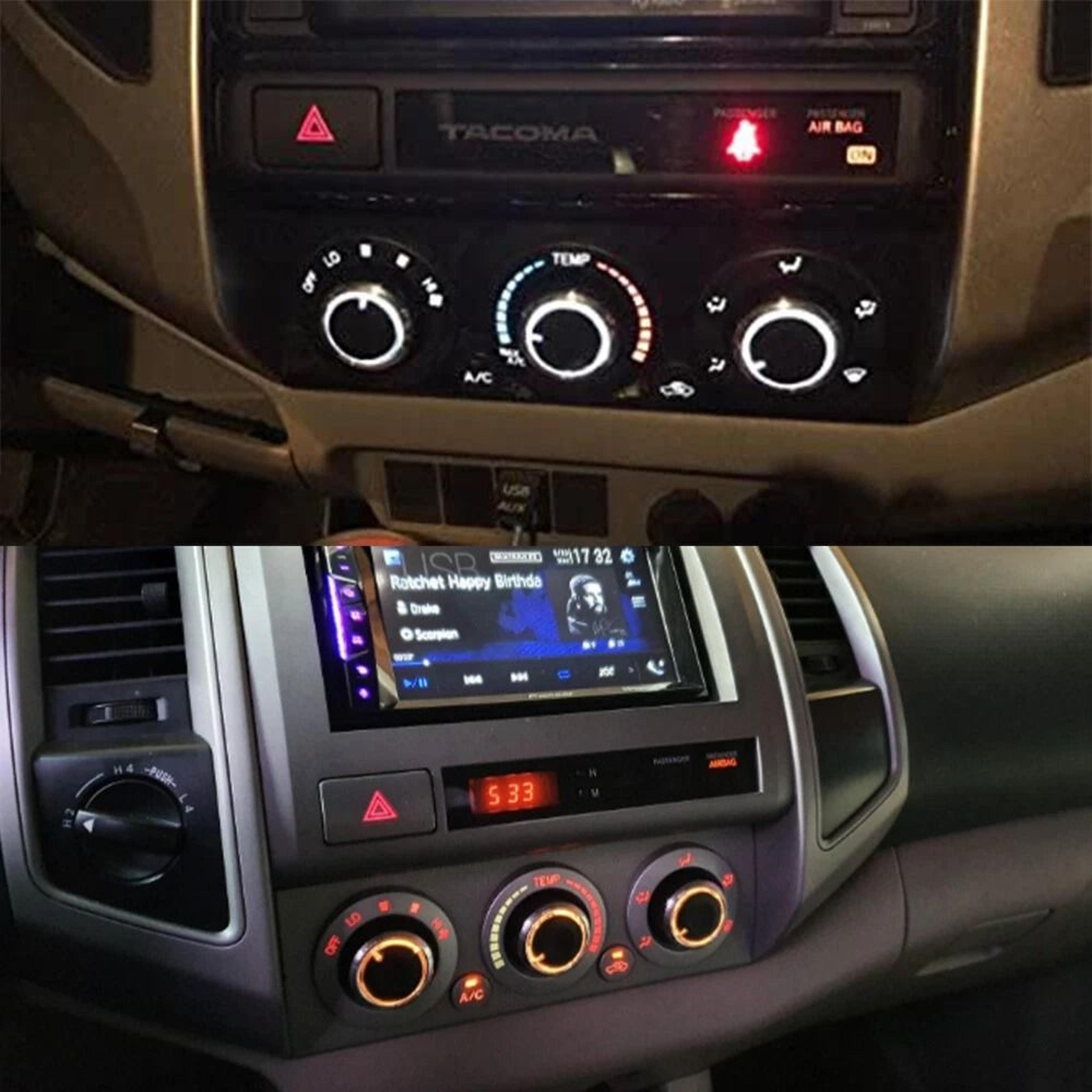 high-quality switch knob heater for climate control, black button, abs plastic & aluminum alloy