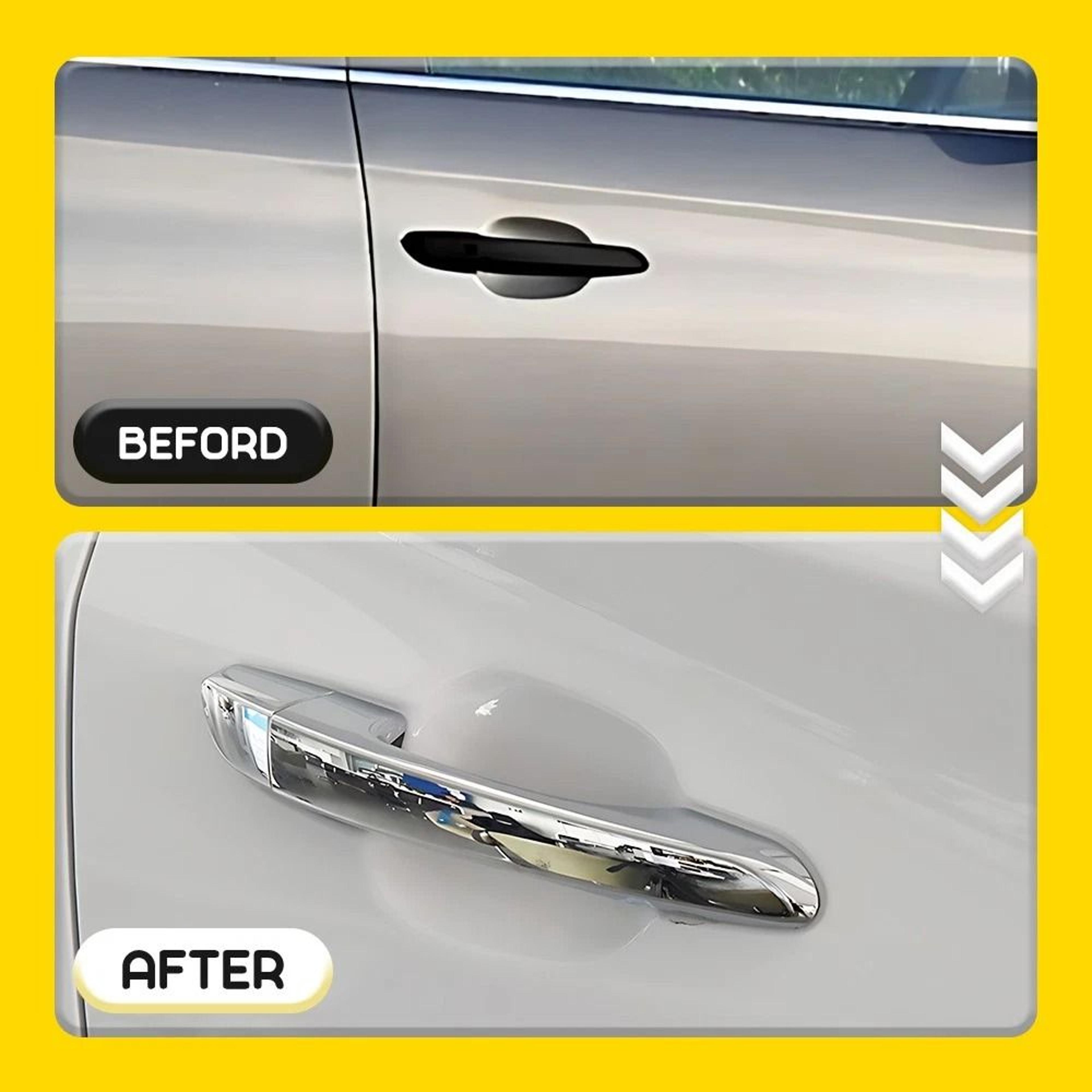 Chrome Exterior Door Handle Set For Left And Right Side Durable ScratchResistant Easy Adhesive Inst 7