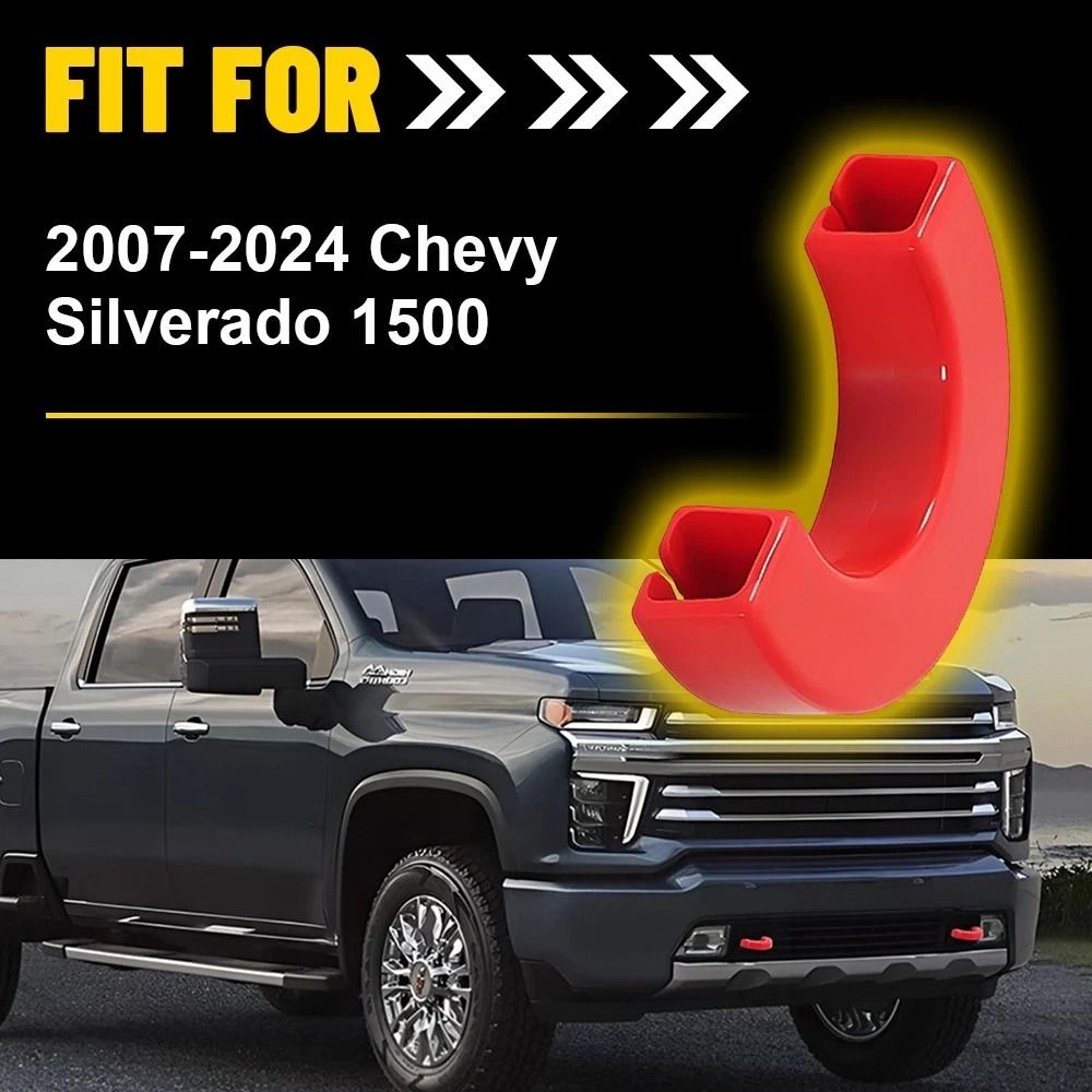 RED Front Bumper Tow Hook Trailer Cover Durable Trim Easy Installation High Durability 3