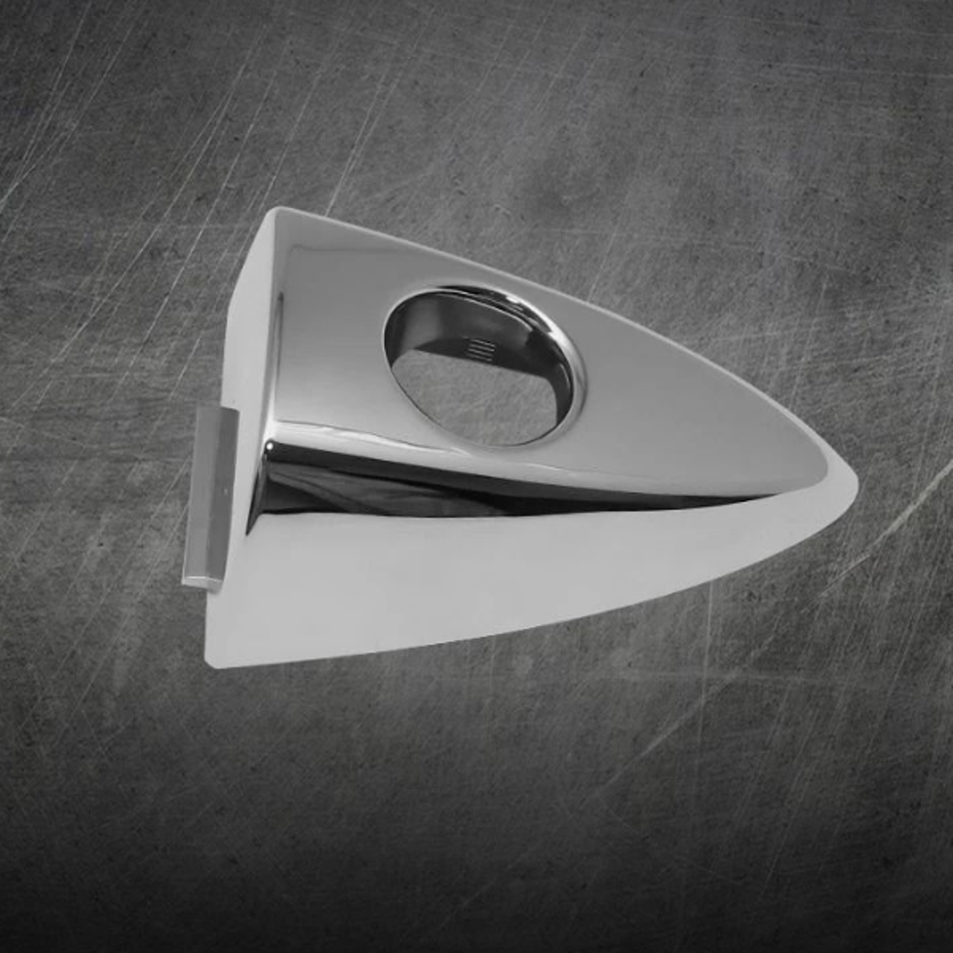 chrome front driver door handle key bezel cover, durable car keyhole bezel, simple install, high-quality material