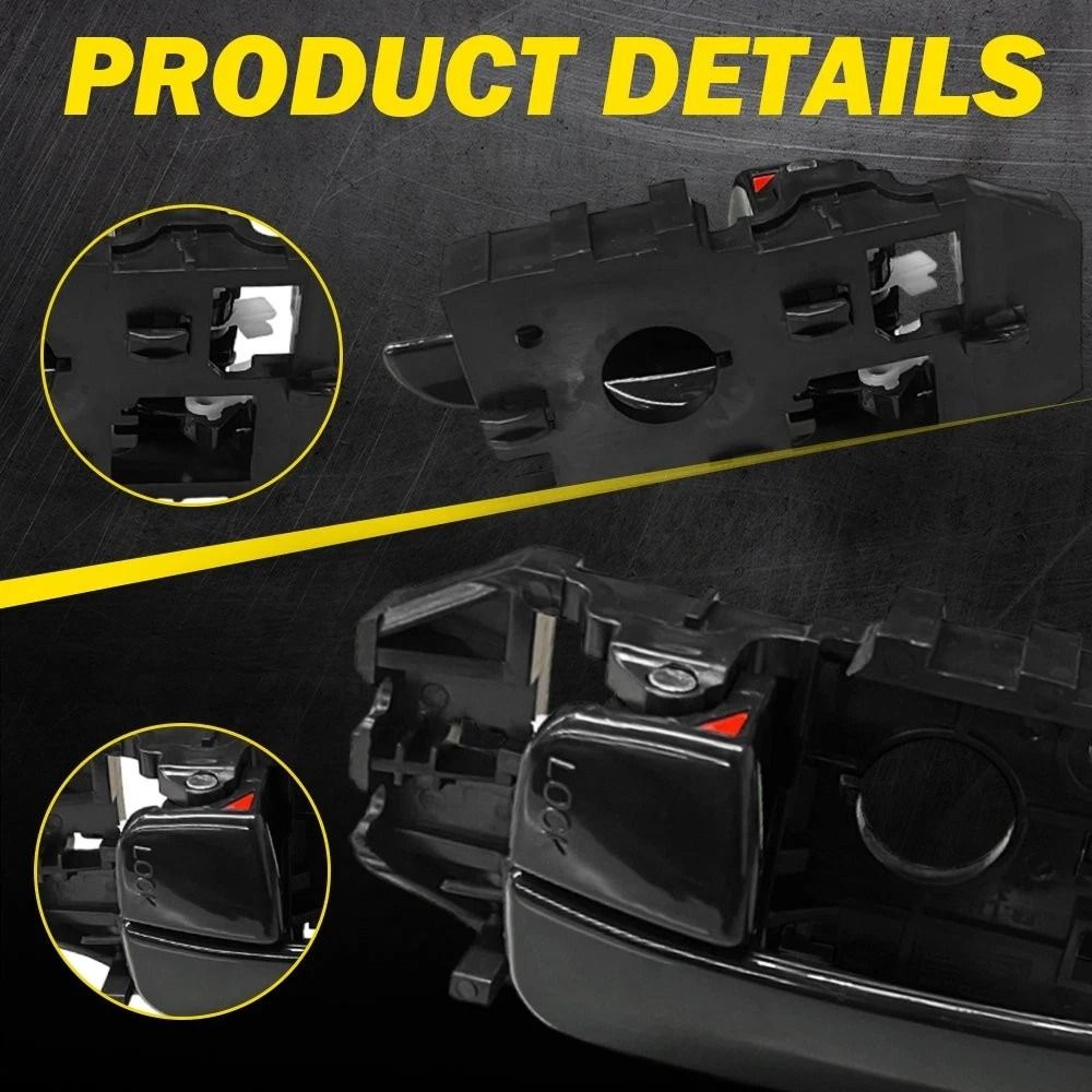 Driver Side Front Left Door Handle Interior Inside Handle Durable Material For Vehicle Simple Insta 5